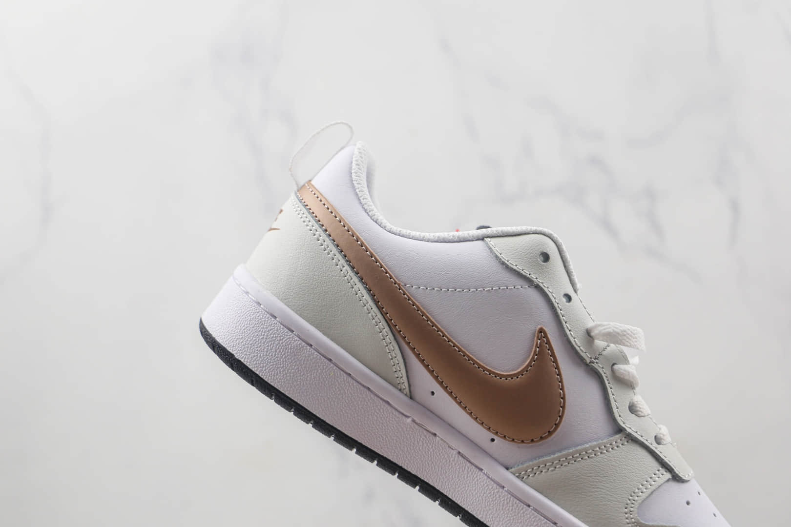 耐克Nike Court Borough 2纯原版本白玫瑰金色学院系列板鞋原档案数据开发 货号：BQ5448-116