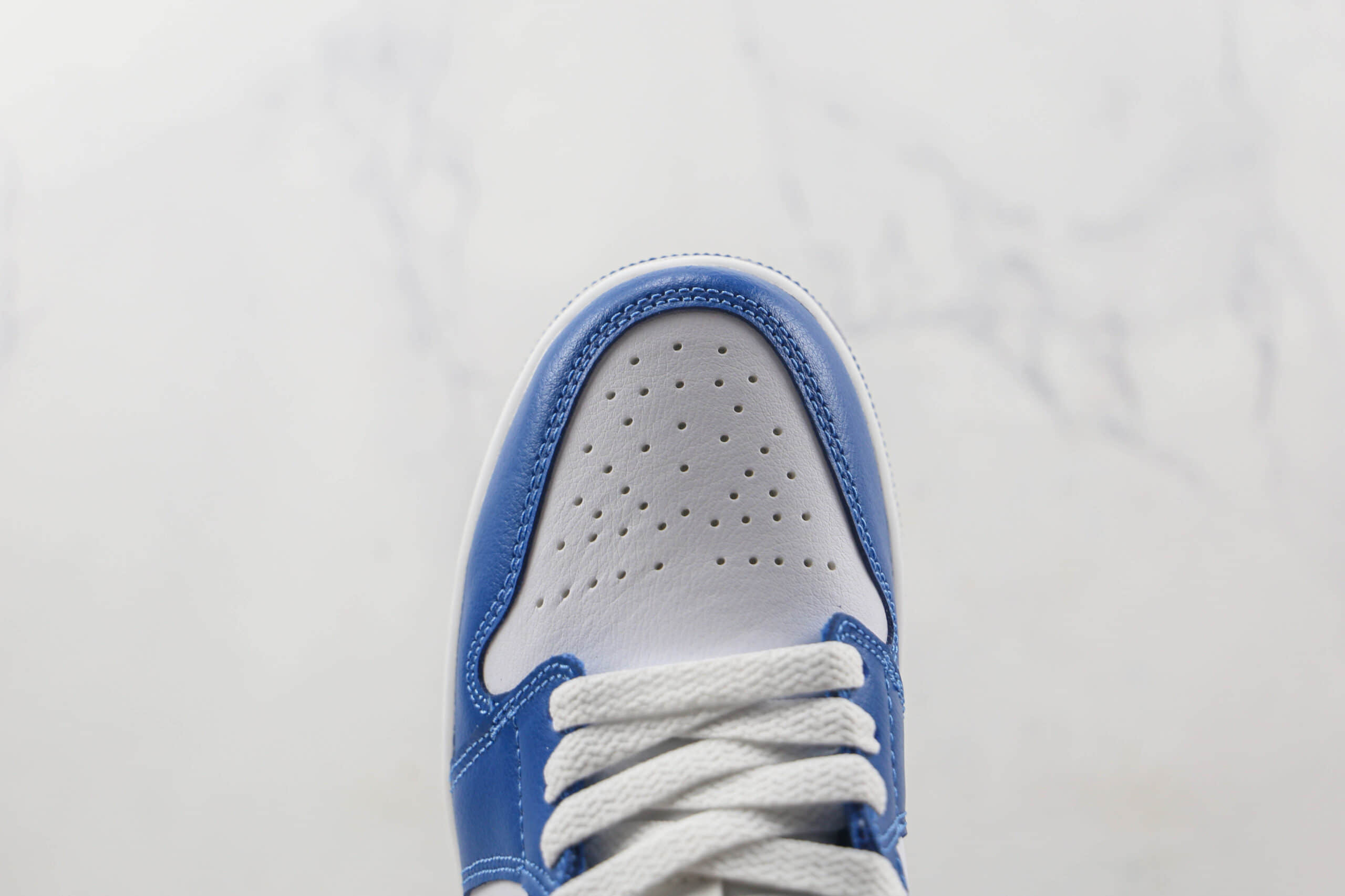 乔丹Air Jordan 1 Low纯原版本低帮AJ1肯塔基白蓝配色板鞋原档案数据开发 货号：DC0774-114