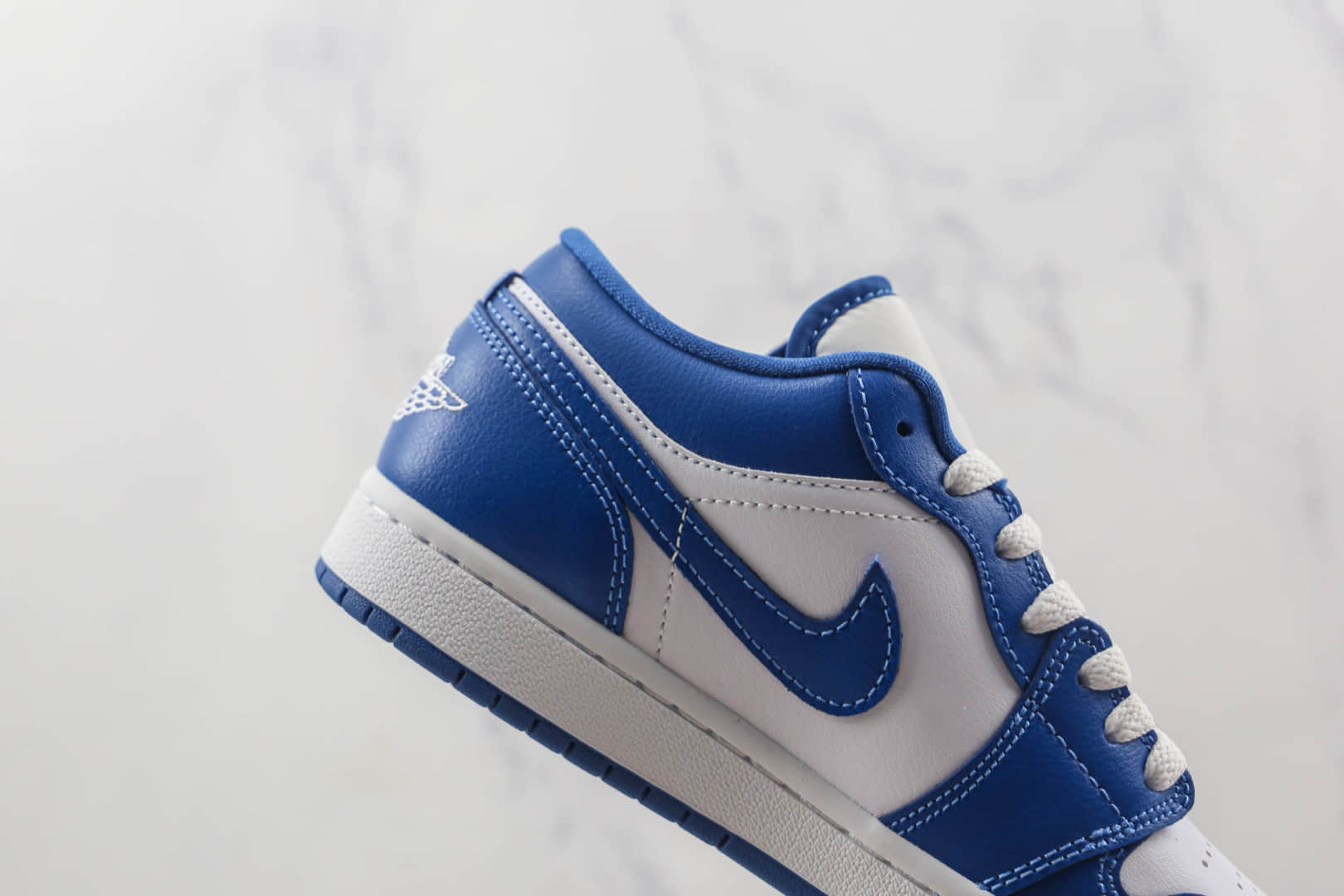 乔丹Air Jordan 1 Low纯原版本低帮AJ1肯塔基白蓝配色板鞋原档案数据开发 货号：DC0774-114