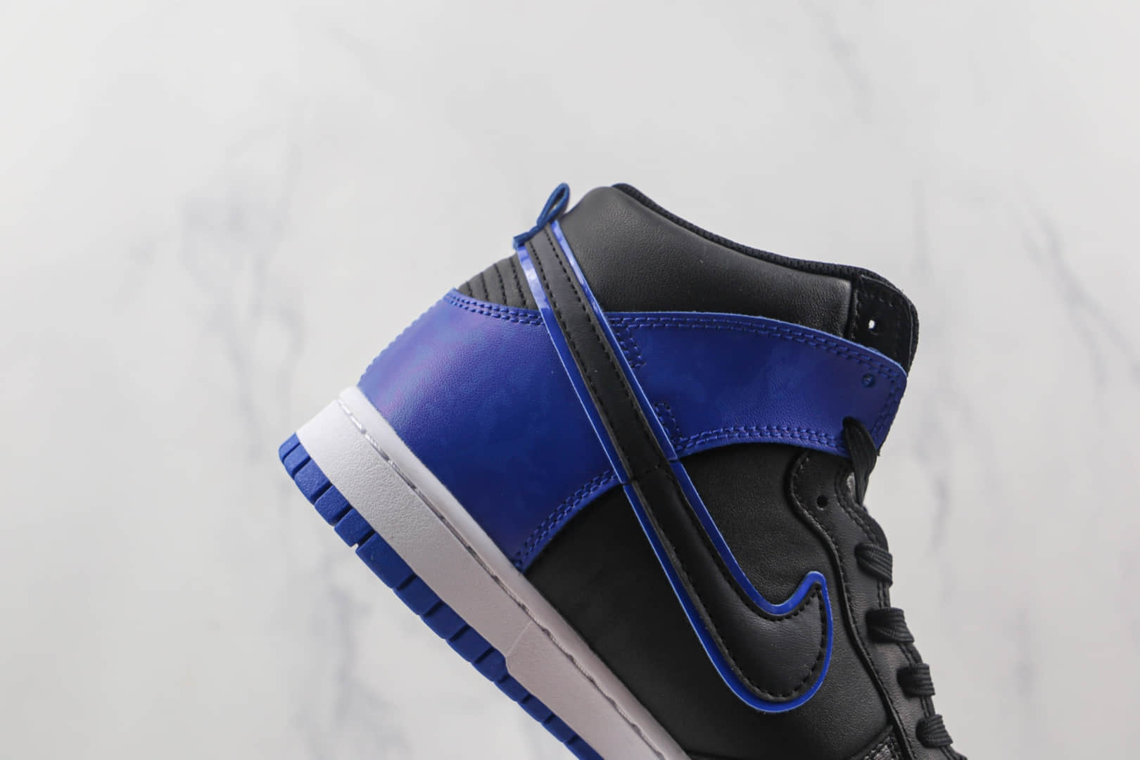 耐克Nike SB Dunk High Blue Camo纯原版本高帮SB DUNK黑蓝迷彩配色板鞋原档案数据开发 货号：DD3359-001