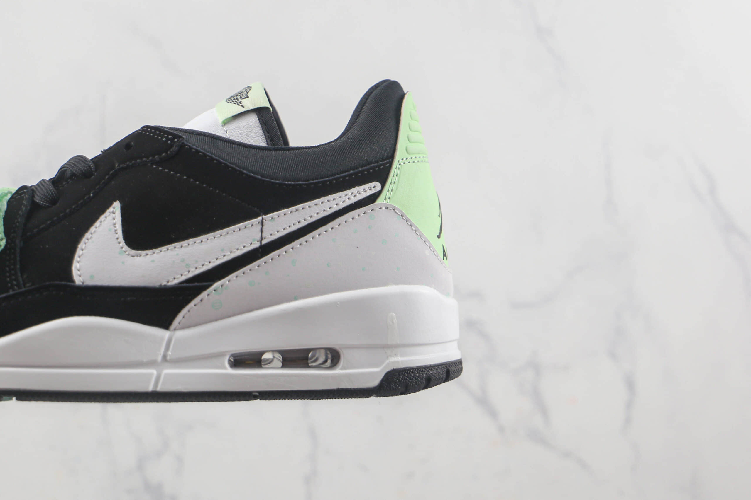 乔丹Air Jordan Legacy 312 low莆田纯原复刻版本AJ312夜光黑白绿配色板鞋原楦头纸板打造 货号:CJ5500-013