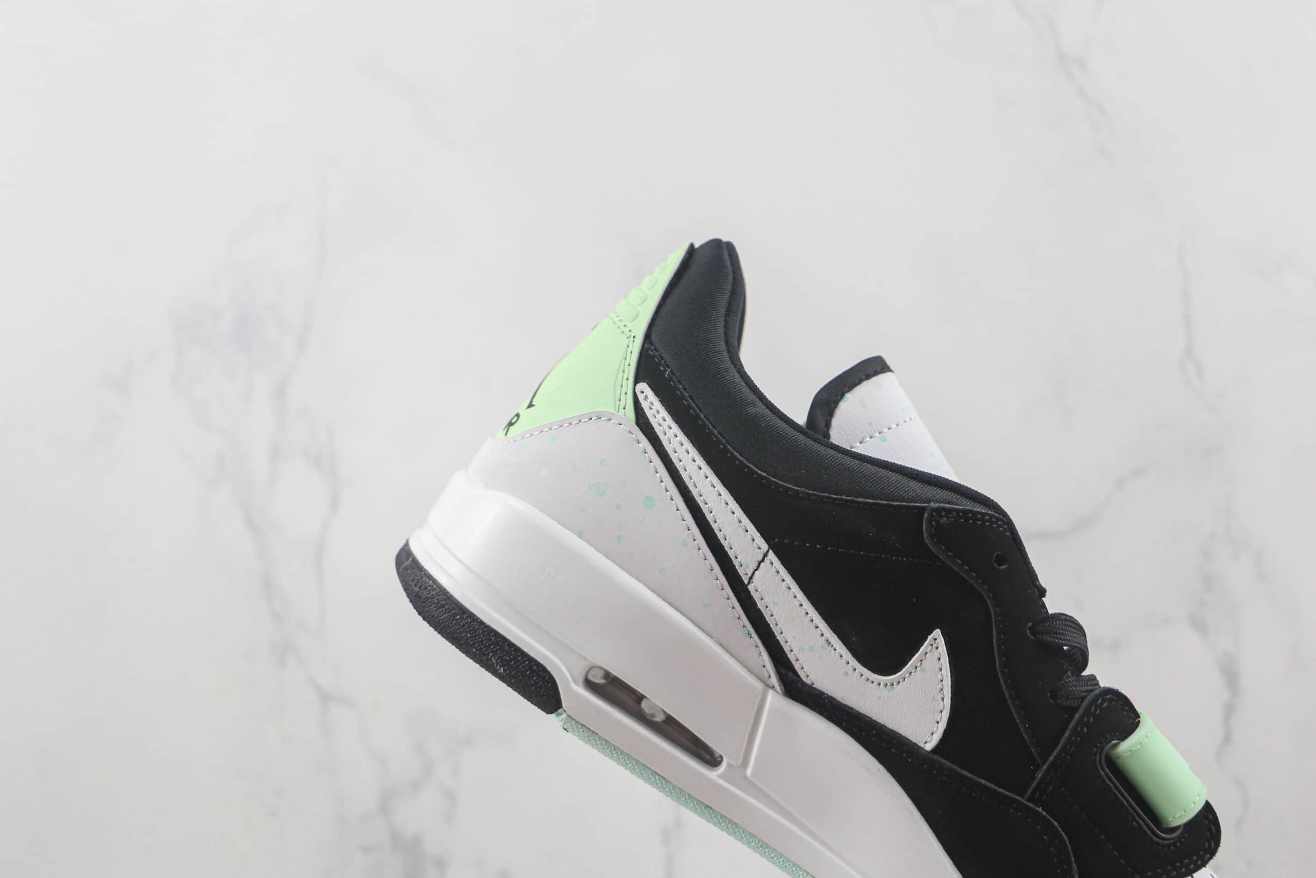 乔丹Air Jordan Legacy 312 low莆田纯原复刻版本AJ312夜光黑白绿配色板鞋原楦头纸板打造 货号:CJ5500-013