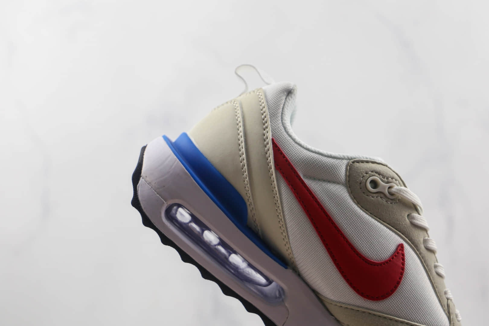 耐克Nike Air Max Dawn纯原版本黎明系列灰蓝红色气垫鞋原档案数据开发 货号：DM0013-100Z