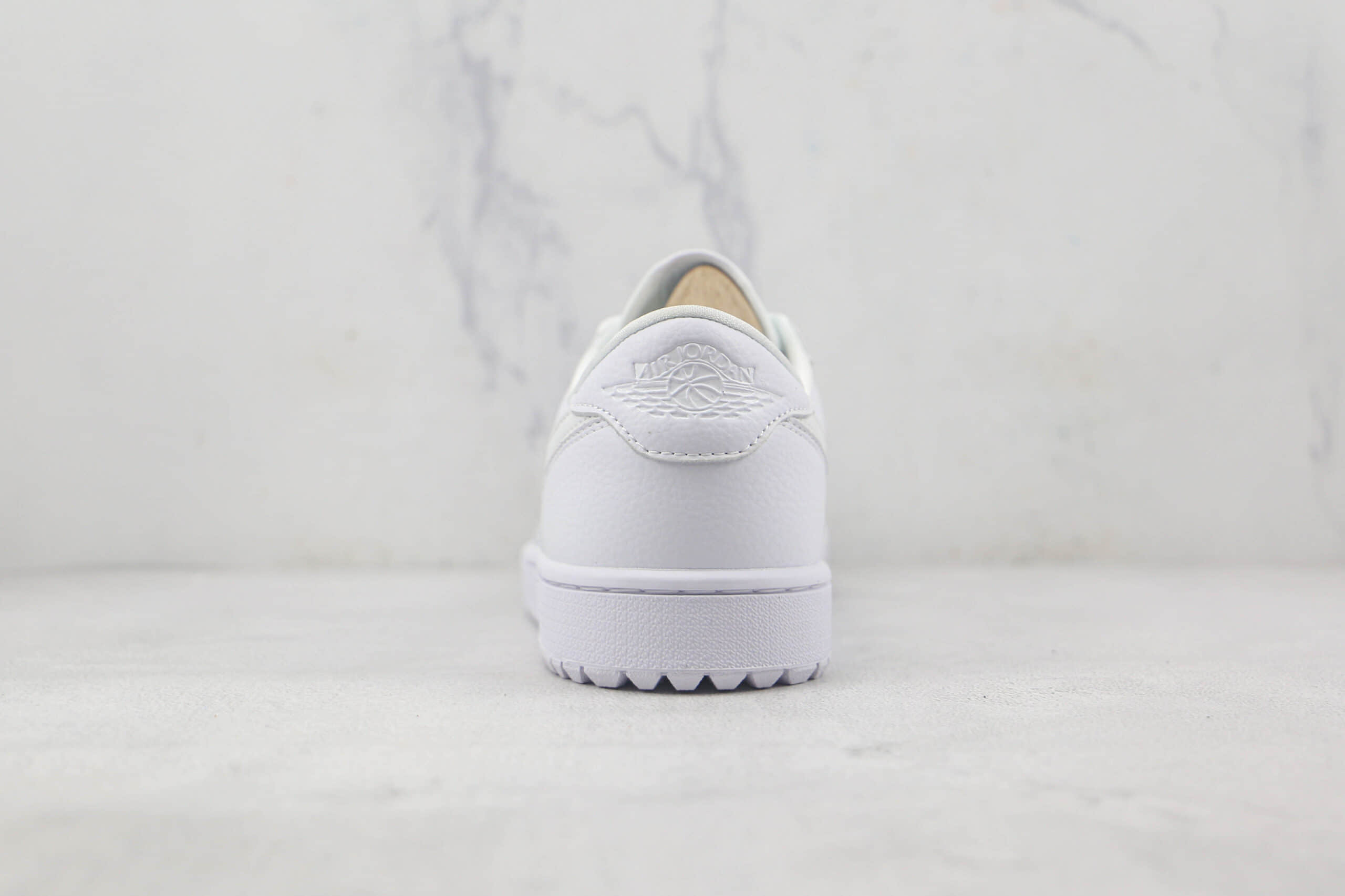 乔丹Air Jordan 1 Low低帮AJ1纯原复刻版本纯白色高尔夫款板鞋原楦头纸板打造 货号:DD9315-101