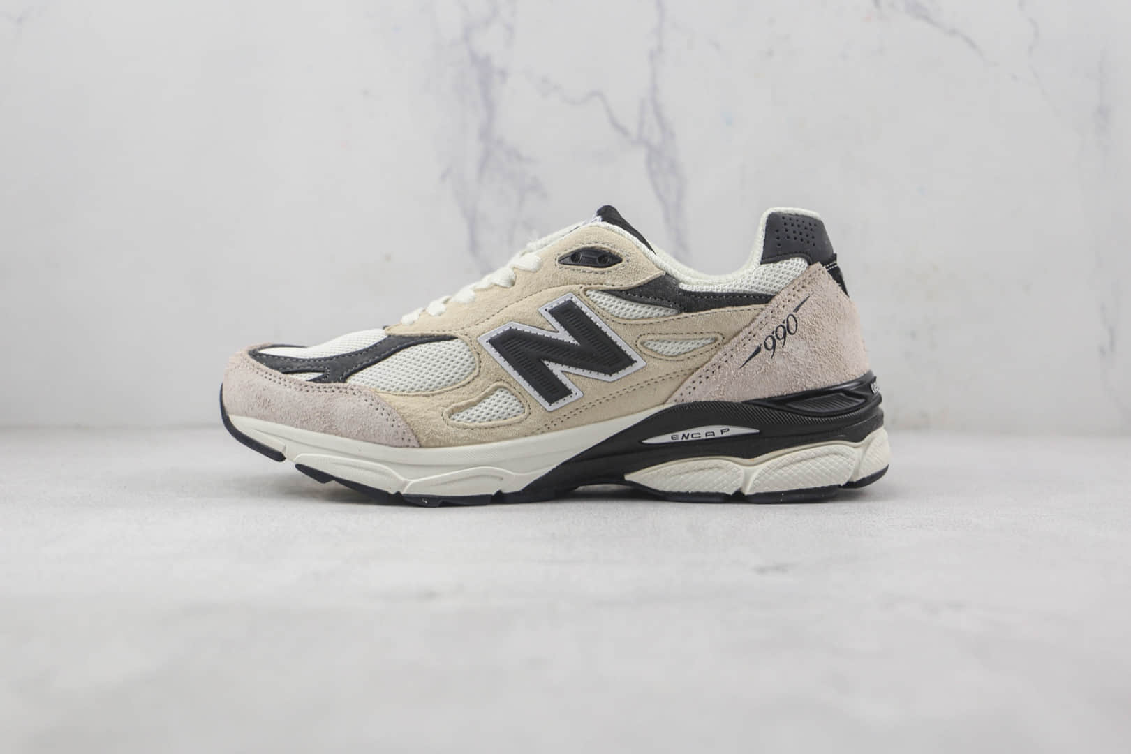 新百伦New Balance 990V4天花板纯原版本NB990V4碳板复古跑步鞋原档案数据开发 货号：M990AD3