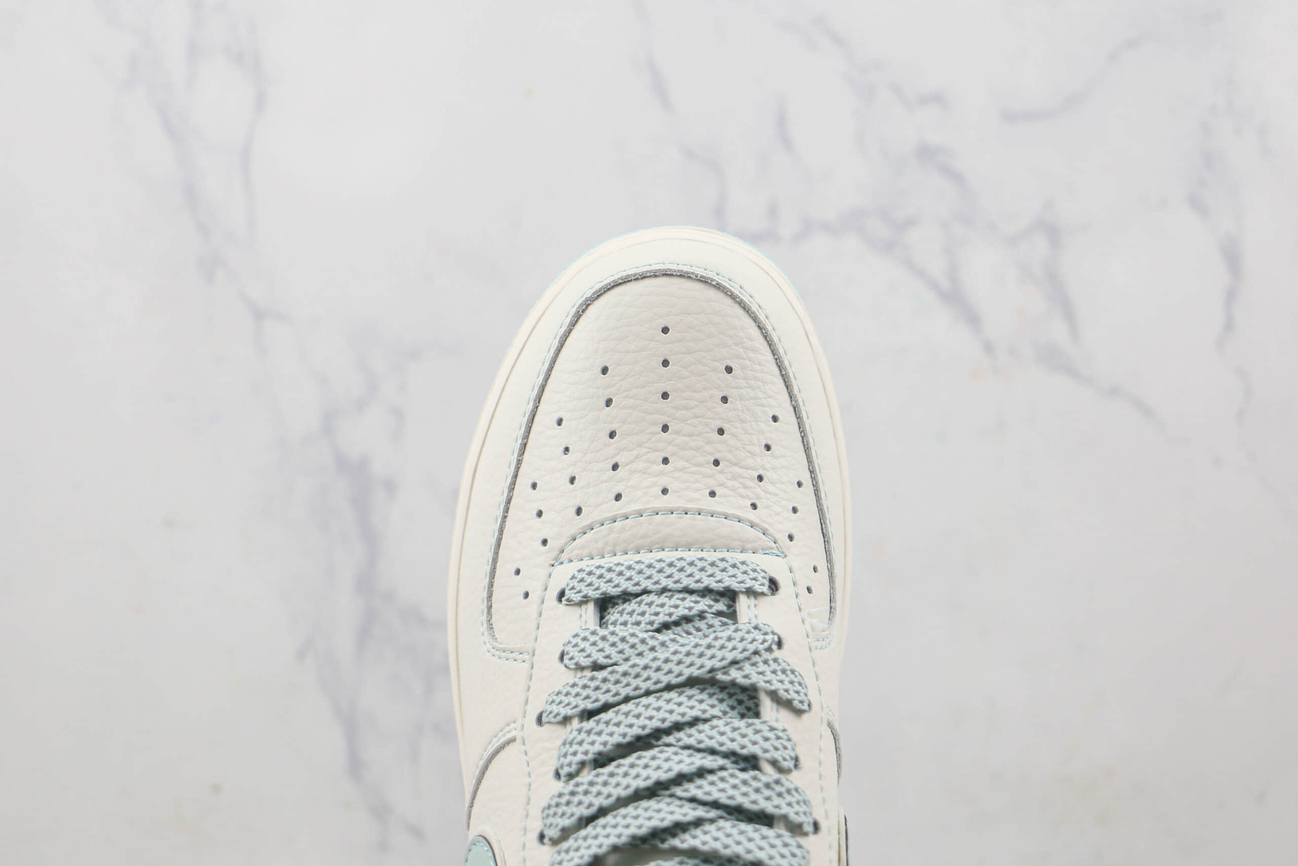 耐克Nike Air Force 1’07 Low天花板纯原版本低帮空军一号蒂芙尼蓝配色板鞋原楦头纸板打造 货号:TU6536-156