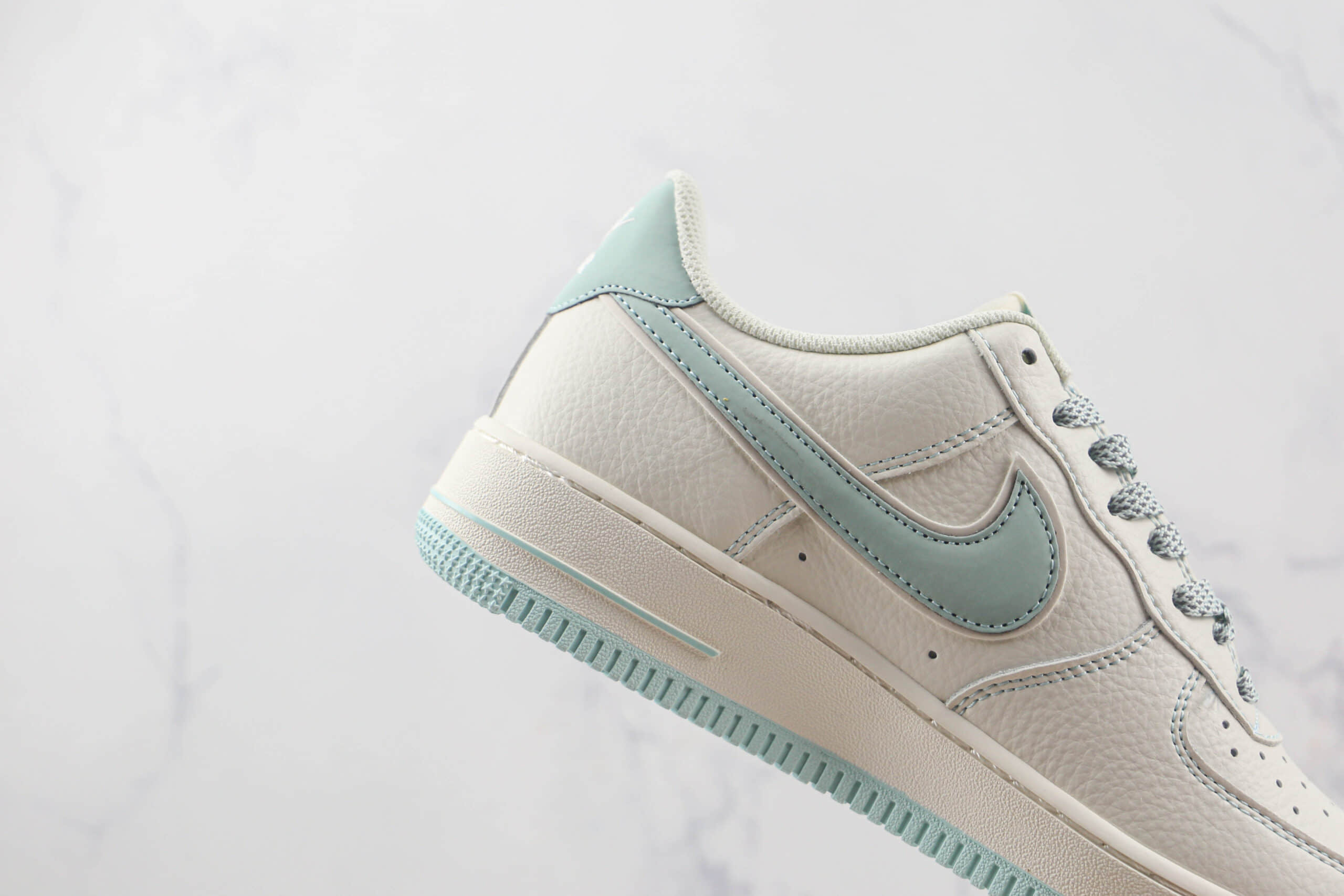 耐克Nike Air Force 1’07 Low天花板纯原版本低帮空军一号蒂芙尼蓝配色板鞋原楦头纸板打造 货号:TU6536-156