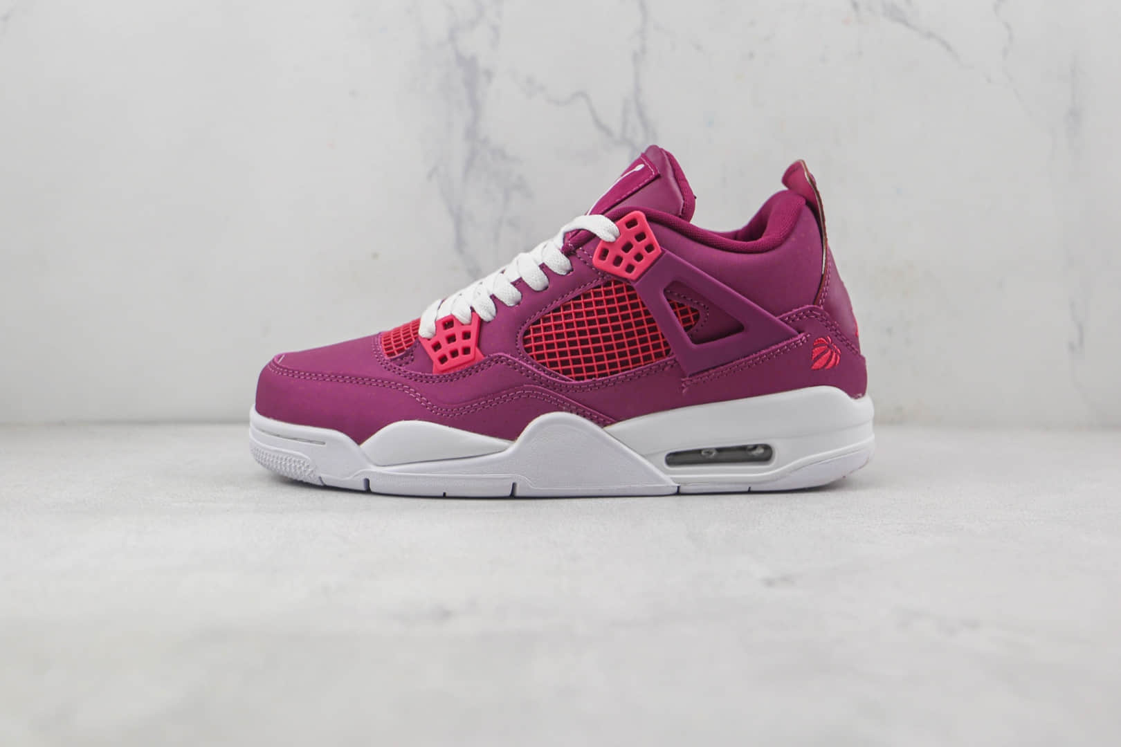 乔丹Air Jordan 4 Retro Taupe Haze天花板纯原复刻AJ4玫红色篮球鞋原楦头纸板打造 货号:487724-561