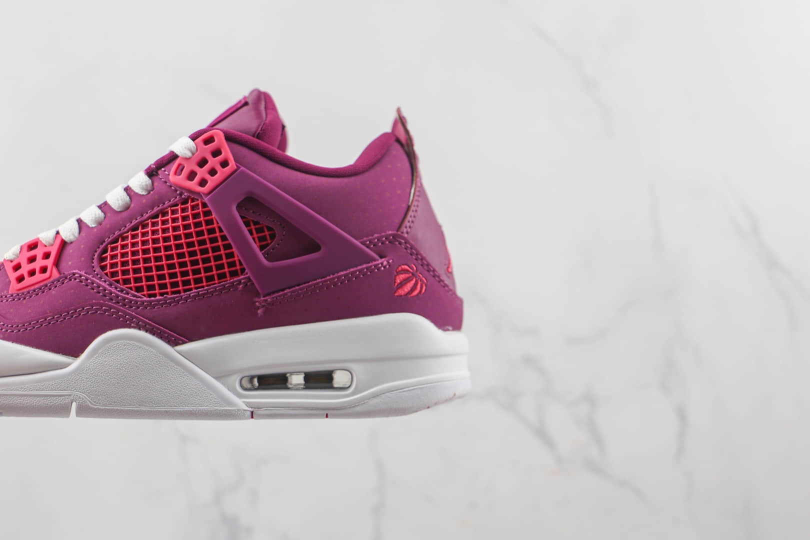 乔丹Air Jordan 4 Retro Taupe Haze天花板纯原复刻AJ4玫红色篮球鞋原楦头纸板打造 货号:487724-561