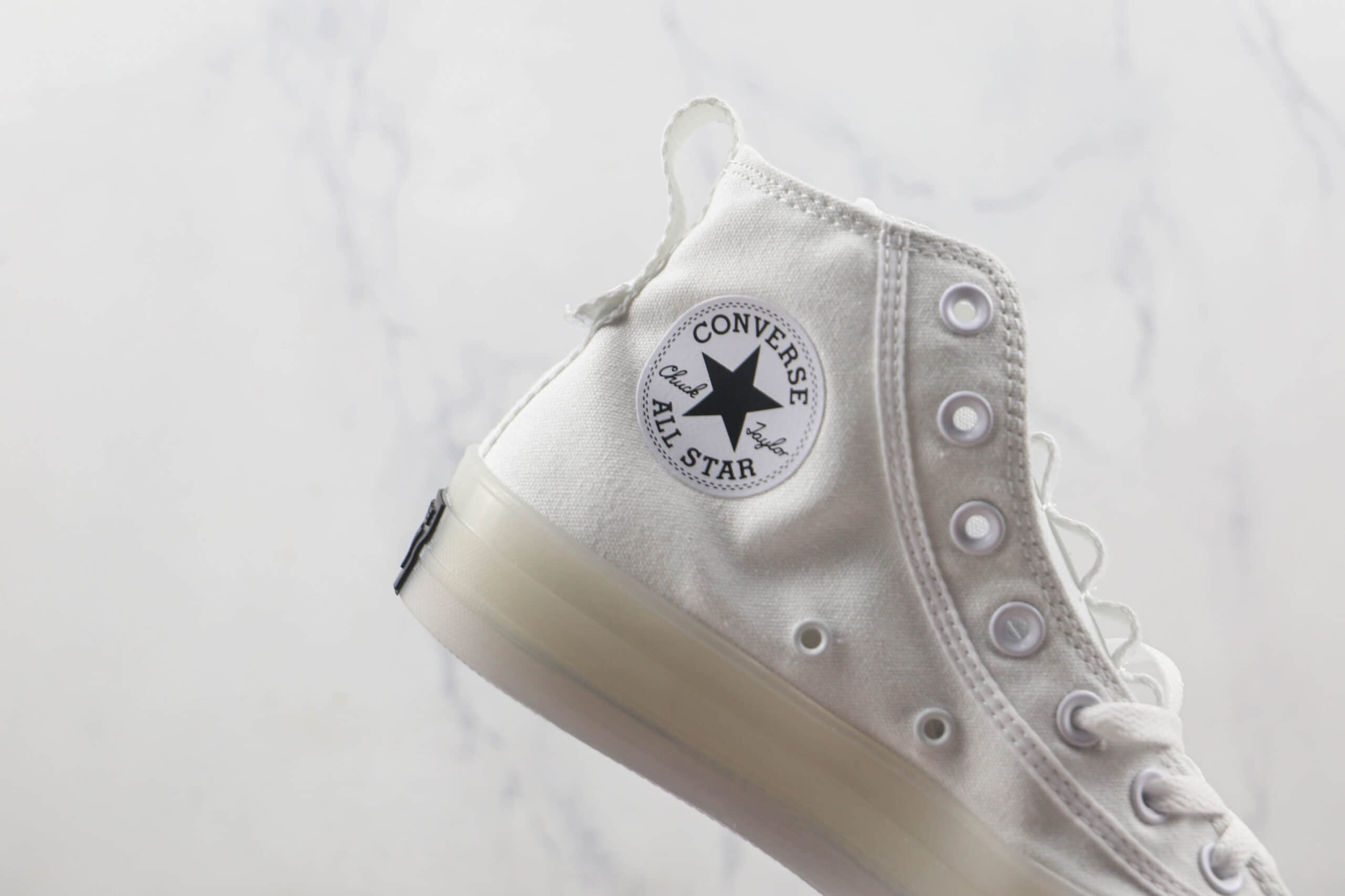 匡威CONVERSE All Star CX高帮果冻底白色帆布面休闲板鞋原鞋开模一比一打造 货号：A02410C