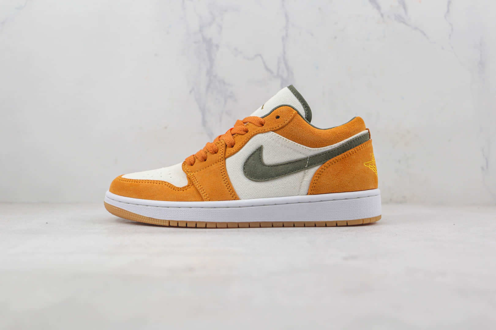 乔丹Air Jordan 1 Low SE Ceramic天花板纯原复刻低帮AJ1复古橙黄色板鞋原盒原标 货号:DH6931-102