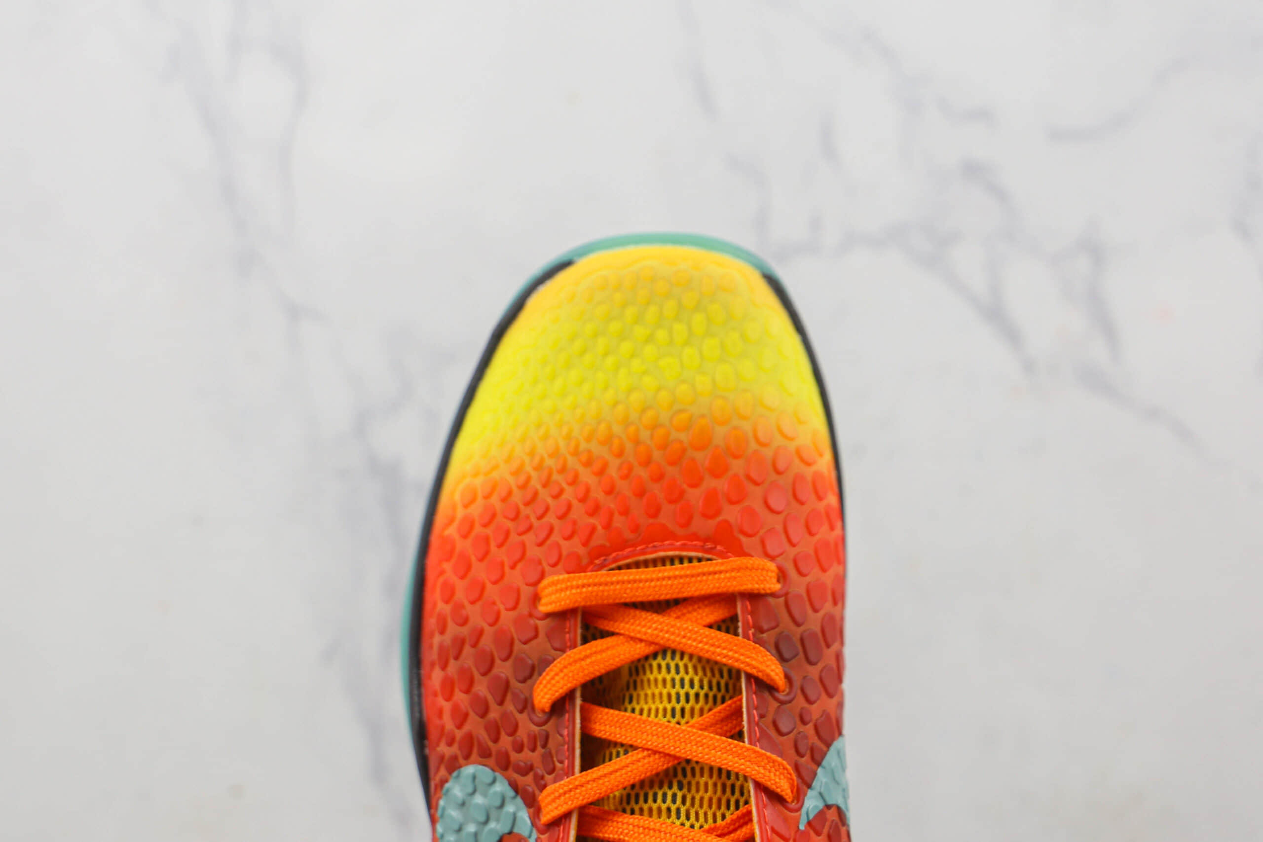 耐克Nike Zoom Kobe VI莆田纯原复刻版本科比6代火焰橙红波点鱼鳞纹配色篮球鞋支持实战 货号:CW2190-800