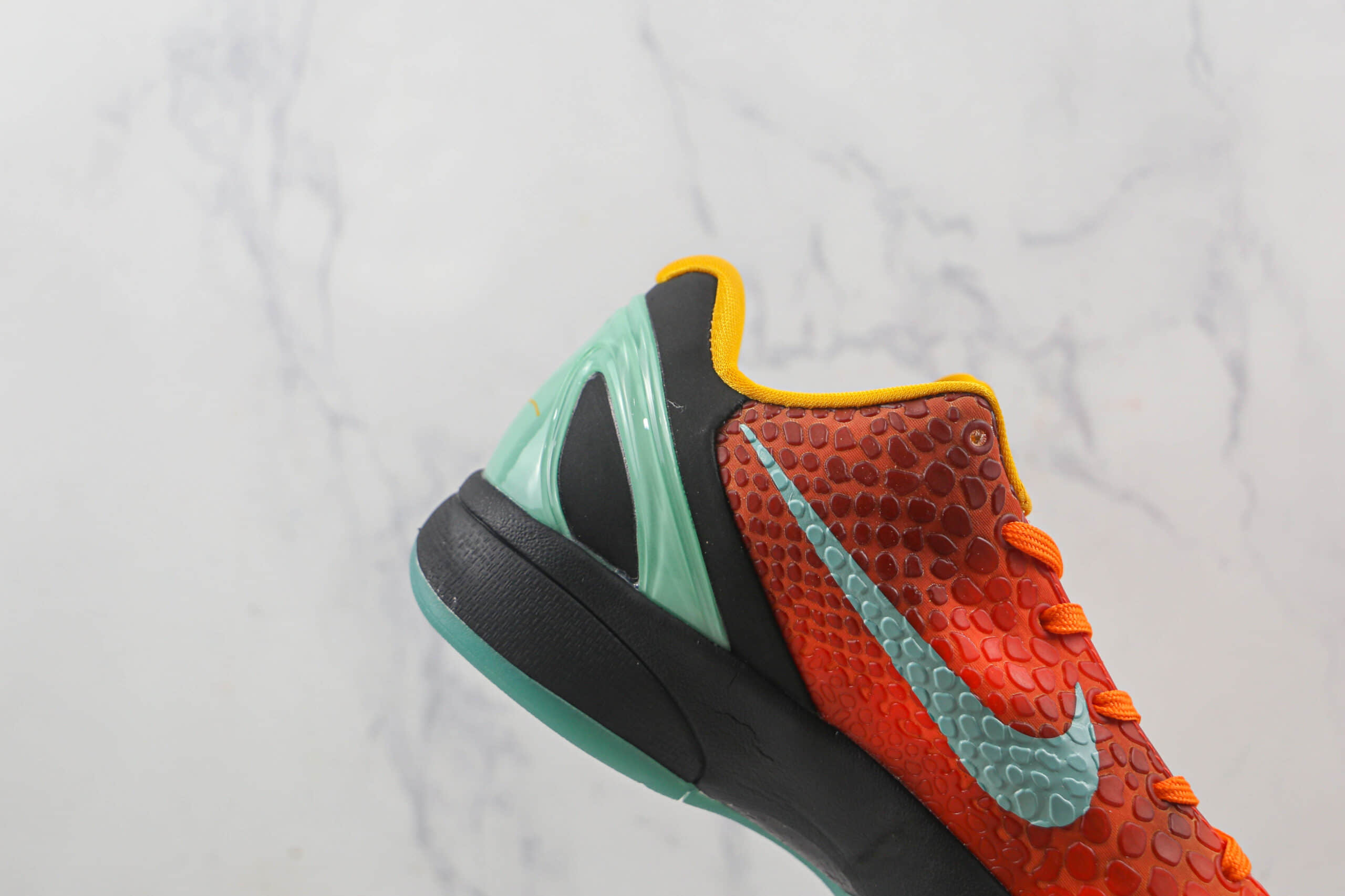 耐克Nike Zoom Kobe VI莆田纯原复刻版本科比6代火焰橙红波点鱼鳞纹配色篮球鞋支持实战 货号:CW2190-800