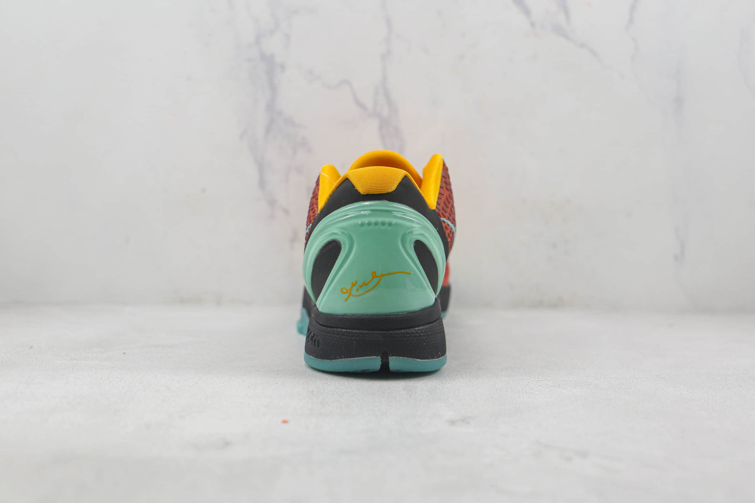 耐克Nike Zoom Kobe VI莆田纯原复刻版本科比6代火焰橙红波点鱼鳞纹配色篮球鞋支持实战 货号:CW2190-800