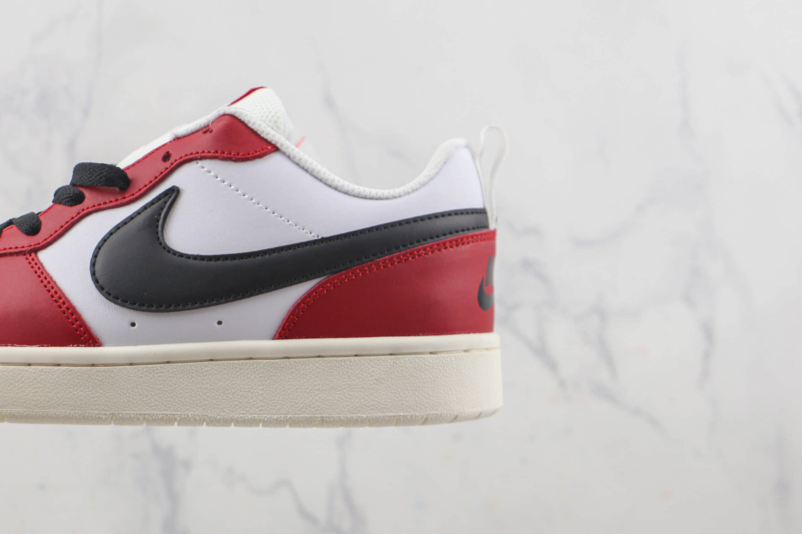 耐克Nike Court Borough 2莆田纯原复刻白红色小dior板鞋原楦头纸板打造 货号:DQ5448-600
