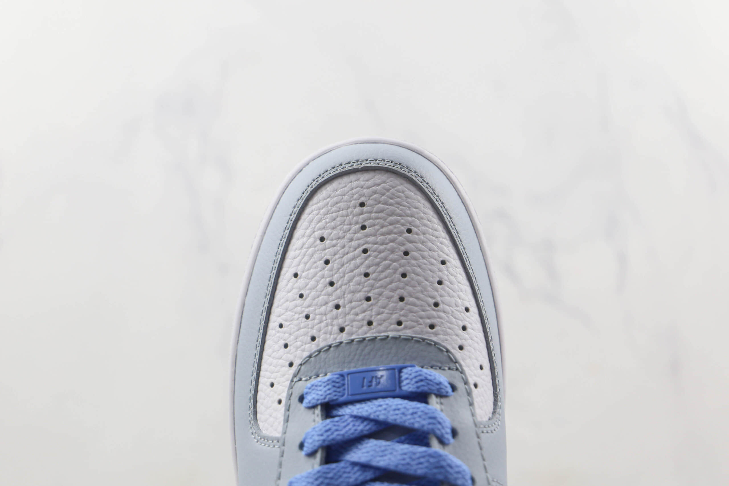 耐克Nike Air Force 1’07 Low莆田纯原复刻版本低帮空军一号白蓝反光板鞋原楦头纸板打造 货号：CW1888-609