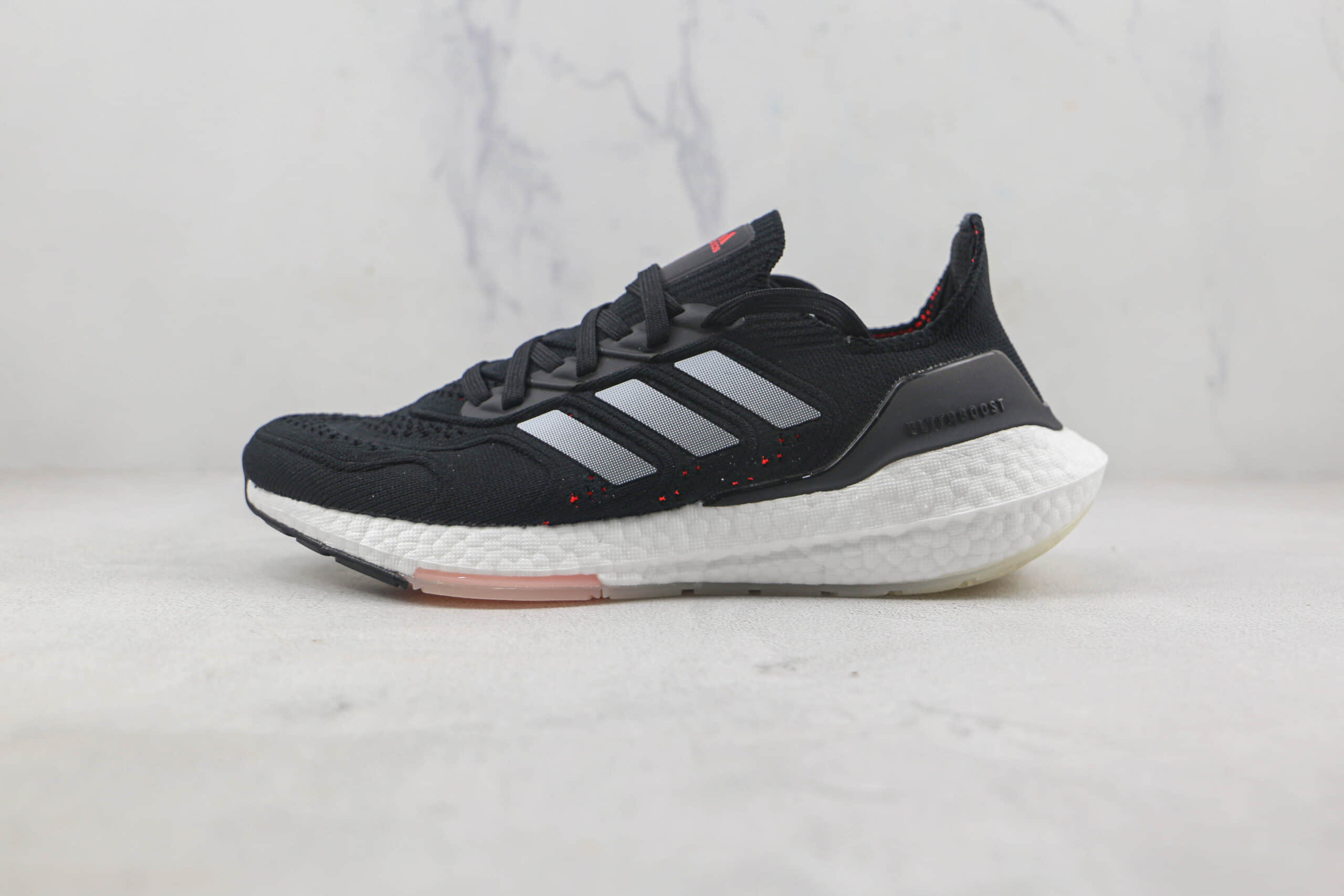 阿迪达斯Adidas Ultra Boost 22 Consortium莆田纯原复刻UB8.0黑色爆米花跑鞋原楦头纸板打造 货号：HO1174