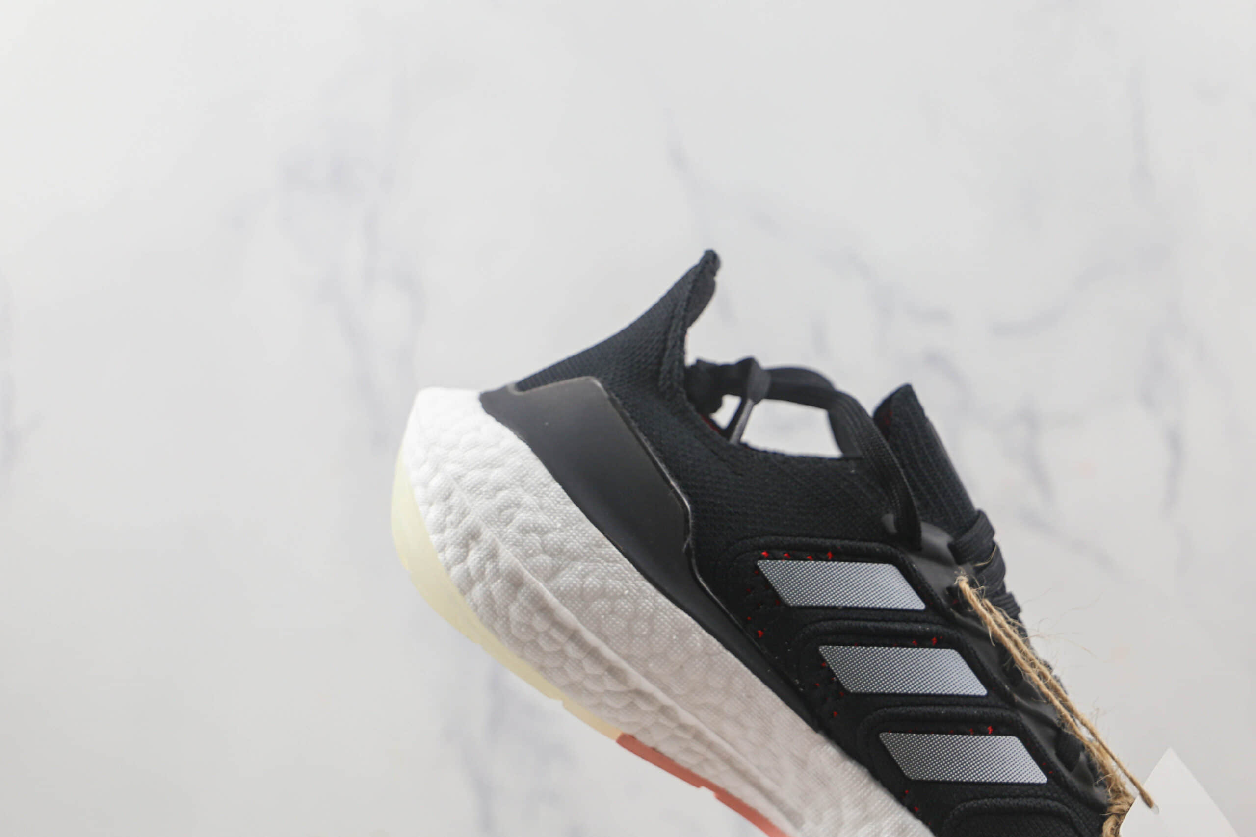 阿迪达斯Adidas Ultra Boost 22 Consortium莆田纯原复刻UB8.0黑色爆米花跑鞋原楦头纸板打造 货号：HO1174