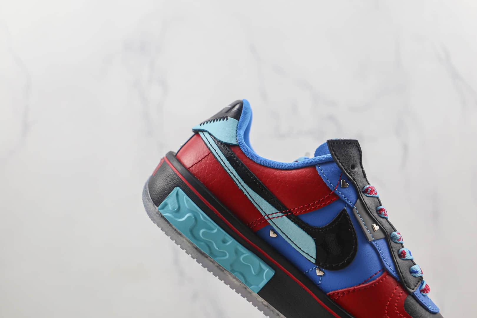 耐克Nike Air Force 1 Fontanka莆田纯原复刻版本低帮空军一号爱琴海丰塔卡系列板鞋原盒原标 货号：DR6259-600