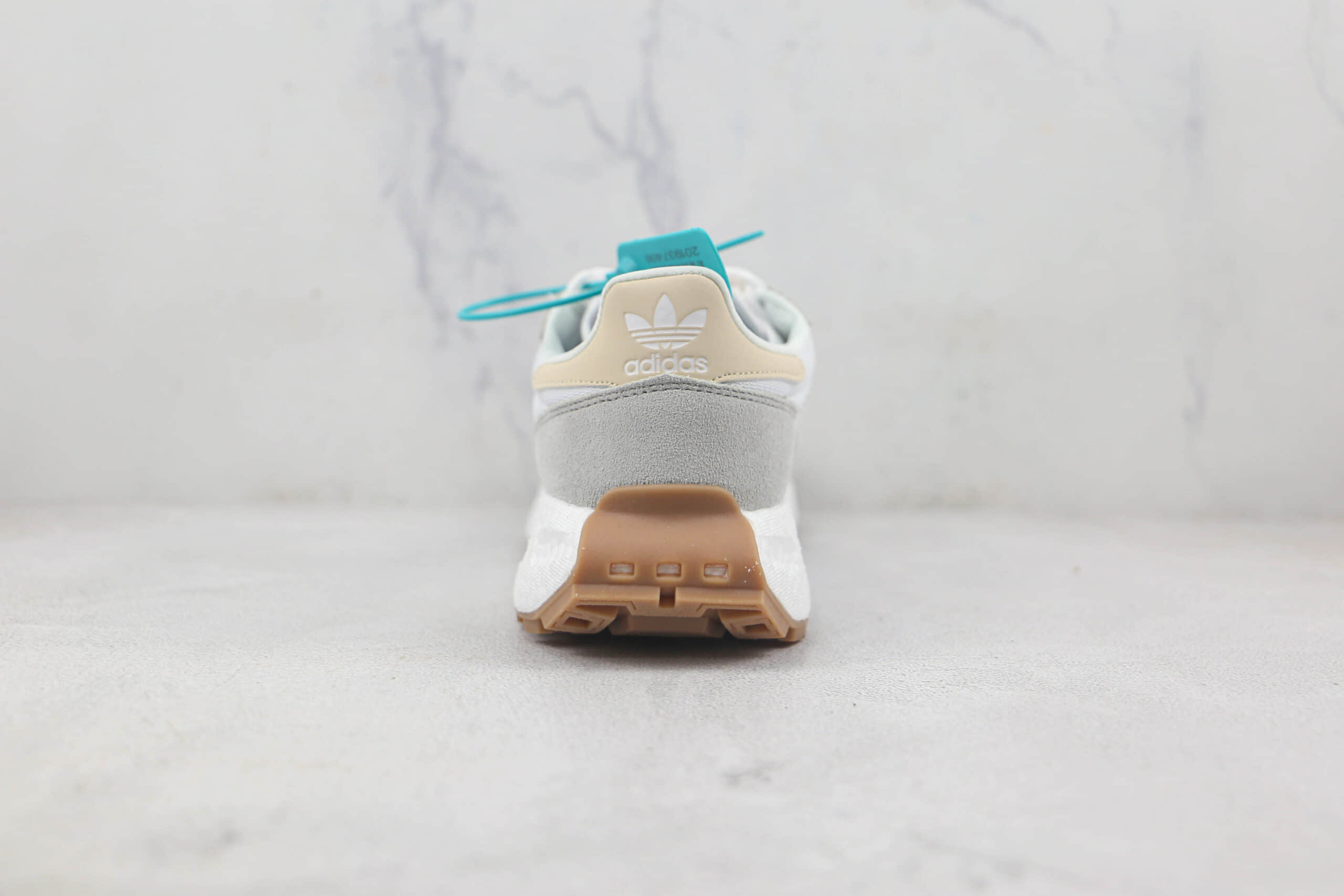 阿迪达斯Adidas RETROPY E5莆田纯原复刻版本三叶草E5厚底灰白色爆米花跑鞋原楦头纸板打造 货号：GW8259