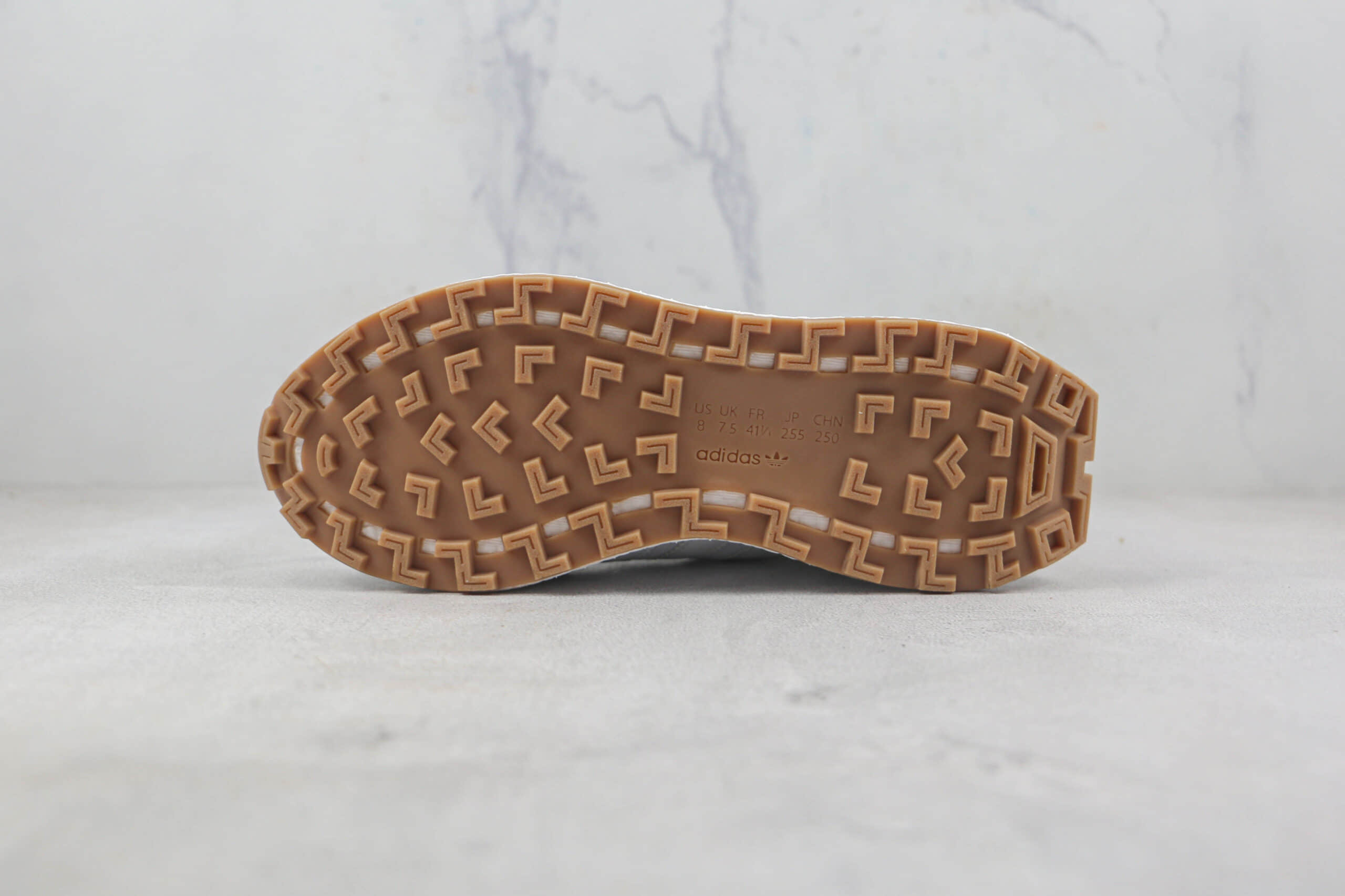 阿迪达斯Adidas RETROPY E5莆田纯原复刻版本三叶草E5厚底灰白色爆米花跑鞋原楦头纸板打造 货号：GW8259