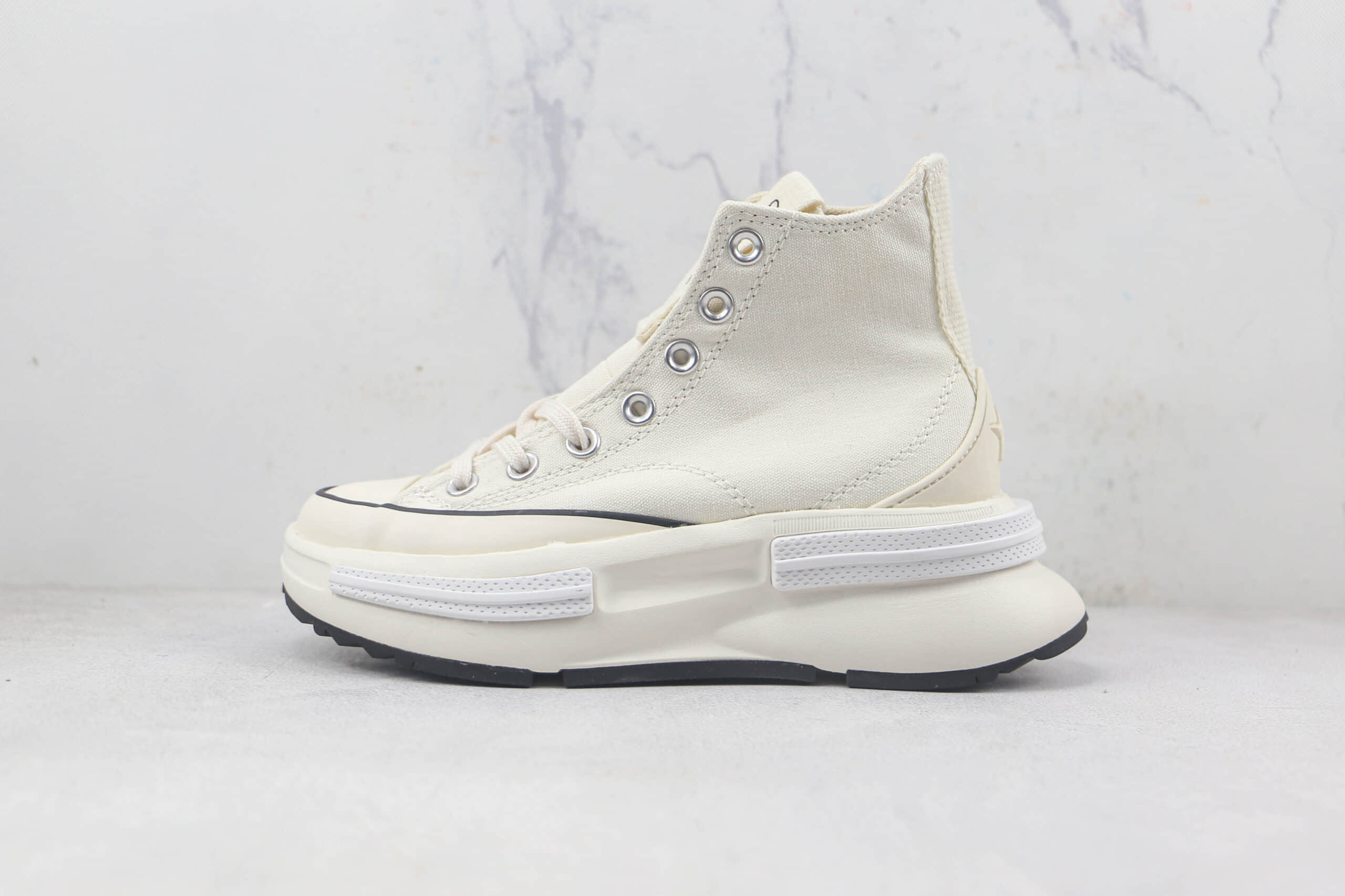 匡威Converse run star legacy莆田纯原复刻版本高帮厚底帆布鞋原楦开发