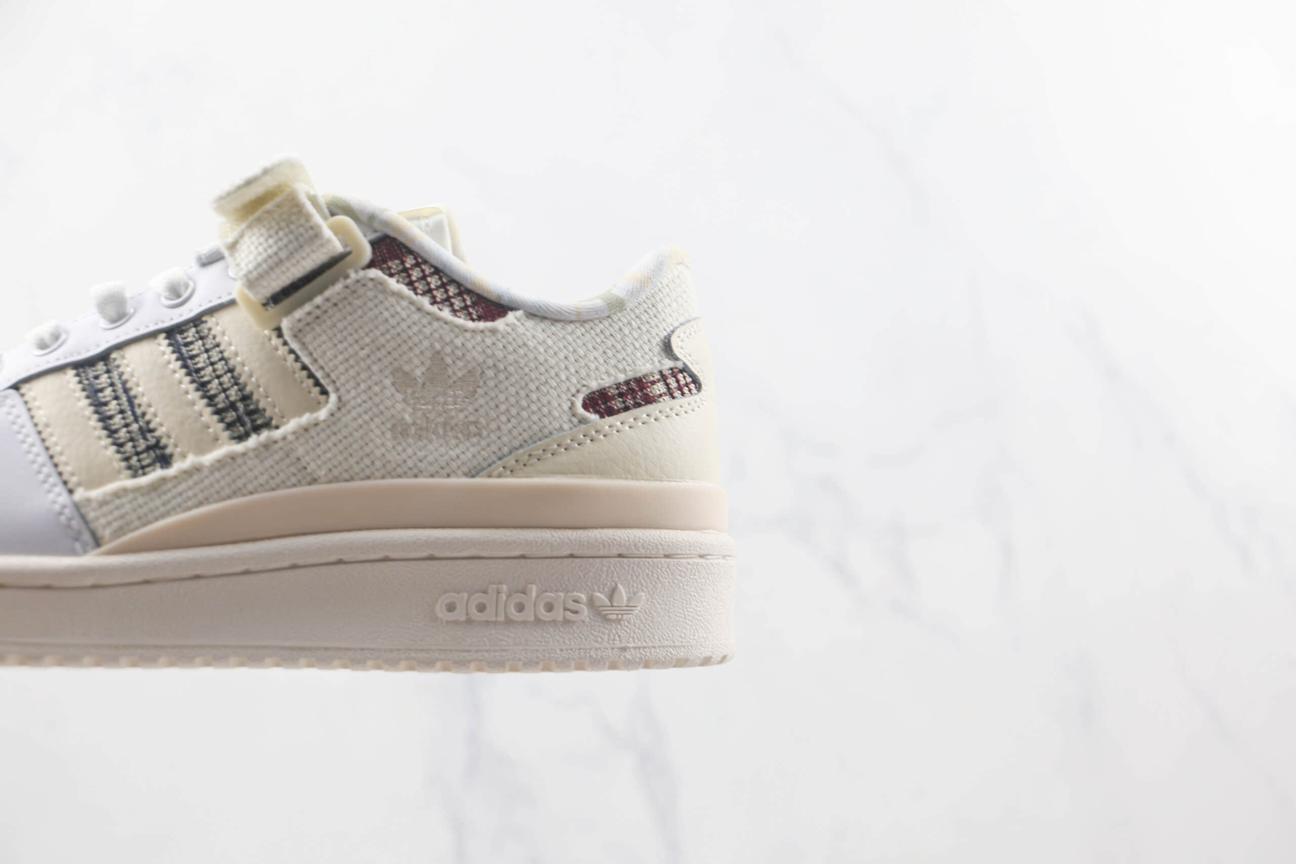 阿迪达斯Adidas originals Forum 84 low莆田纯原复刻版本麻布白黄色复古板鞋原盒原标 货号：GX2174