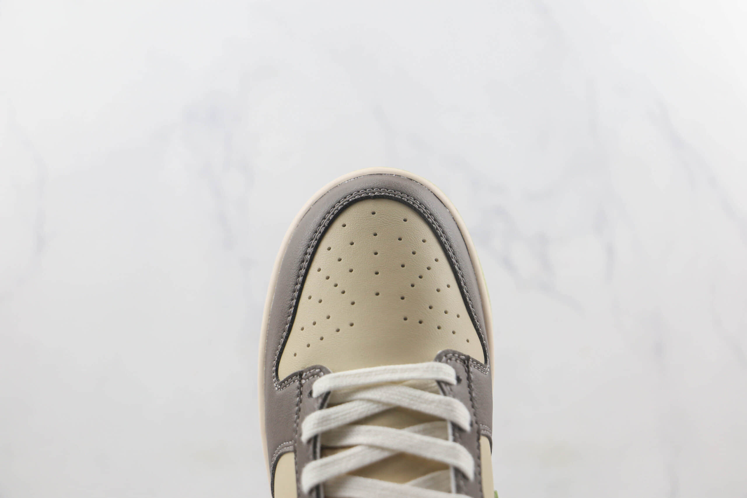 耐克Nike Dunk Low莆田天花板纯原复刻版本Dunk低帮灰黄色板鞋原盒原标 货号：FB4960-210