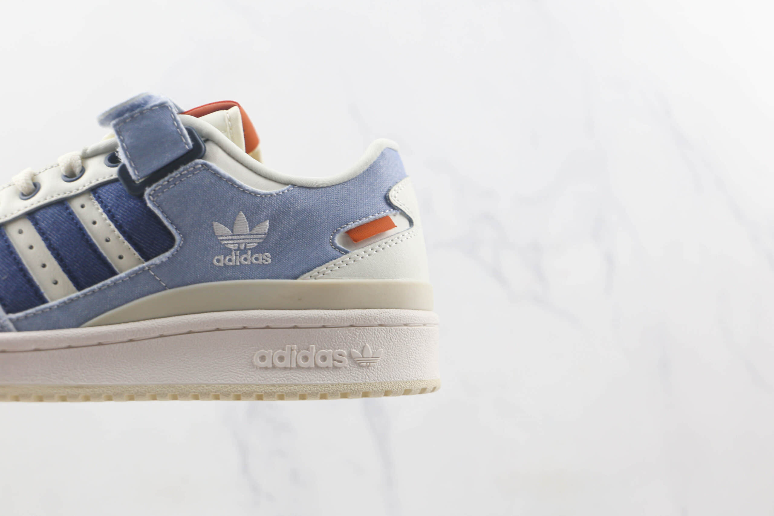 阿迪达斯adidas originals Forum 84 low莆田纯原复刻版本Forum84蓝白拼接复古板鞋原鞋开模一比一打造 货号：HQ6334