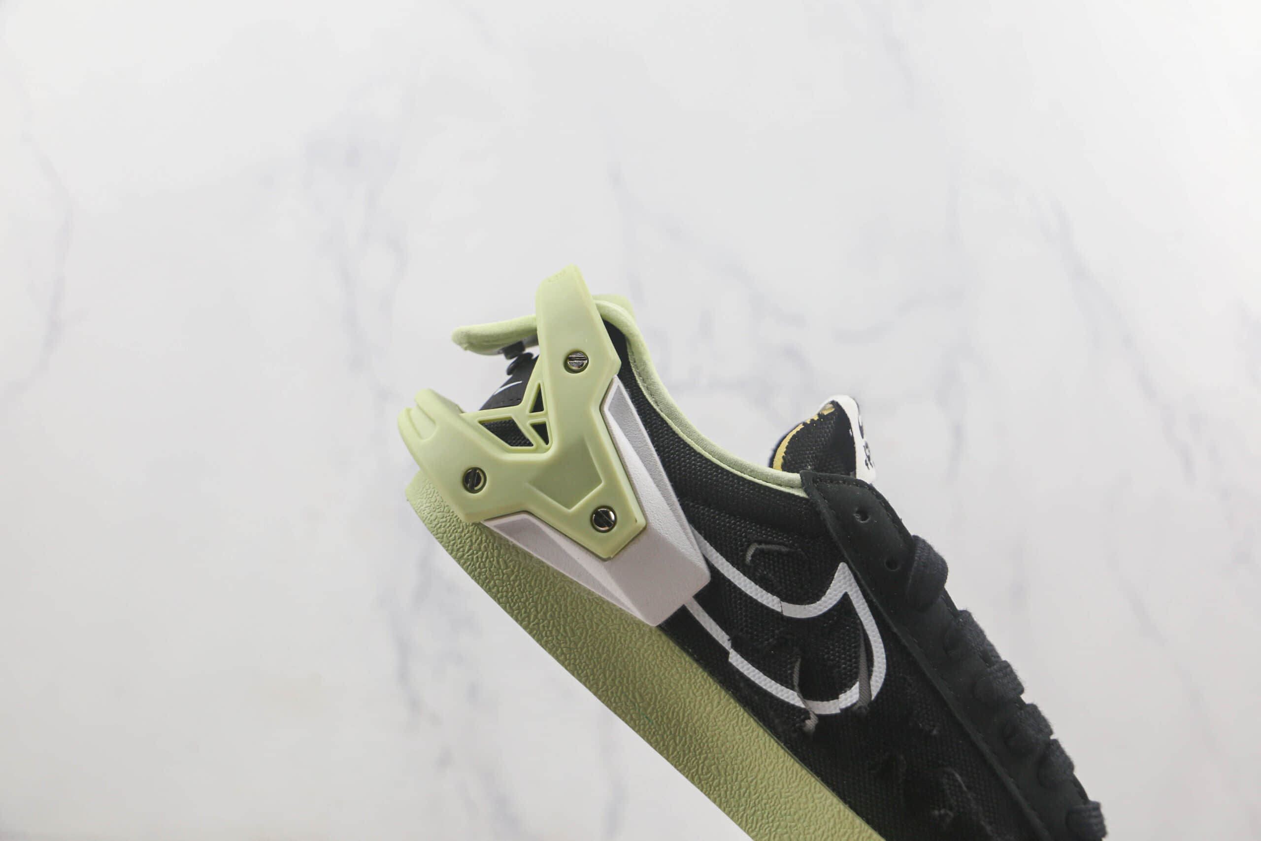 耐克Nike Blazer Low Black x Acronym联名款莆田纯原复刻版本低帮开拓者机能风黑绿色板鞋原盒原标 货号:DO9373-001