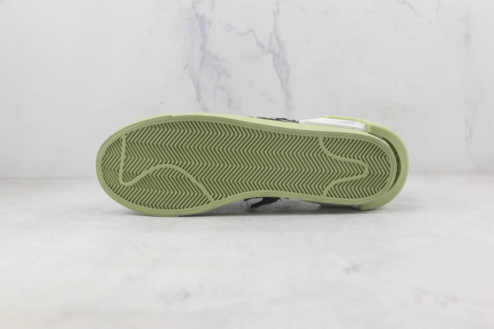 耐克Nike Blazer Low Black x Acronym联名款莆田纯原复刻版本低帮开拓者机能风黑绿色板鞋原盒原标 货号:DO9373-001