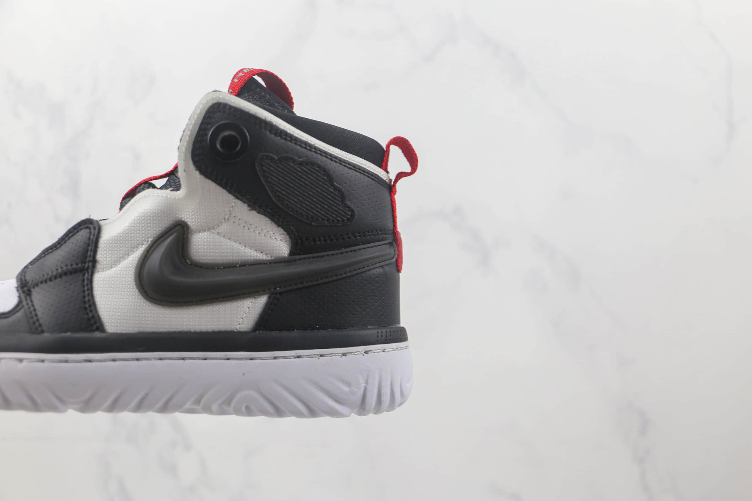 乔丹Air Jordan 1 High React莆田纯原复刻版本高帮AJ1机能风格黑灰色板鞋原档案数据开发 货号：AR5321-016