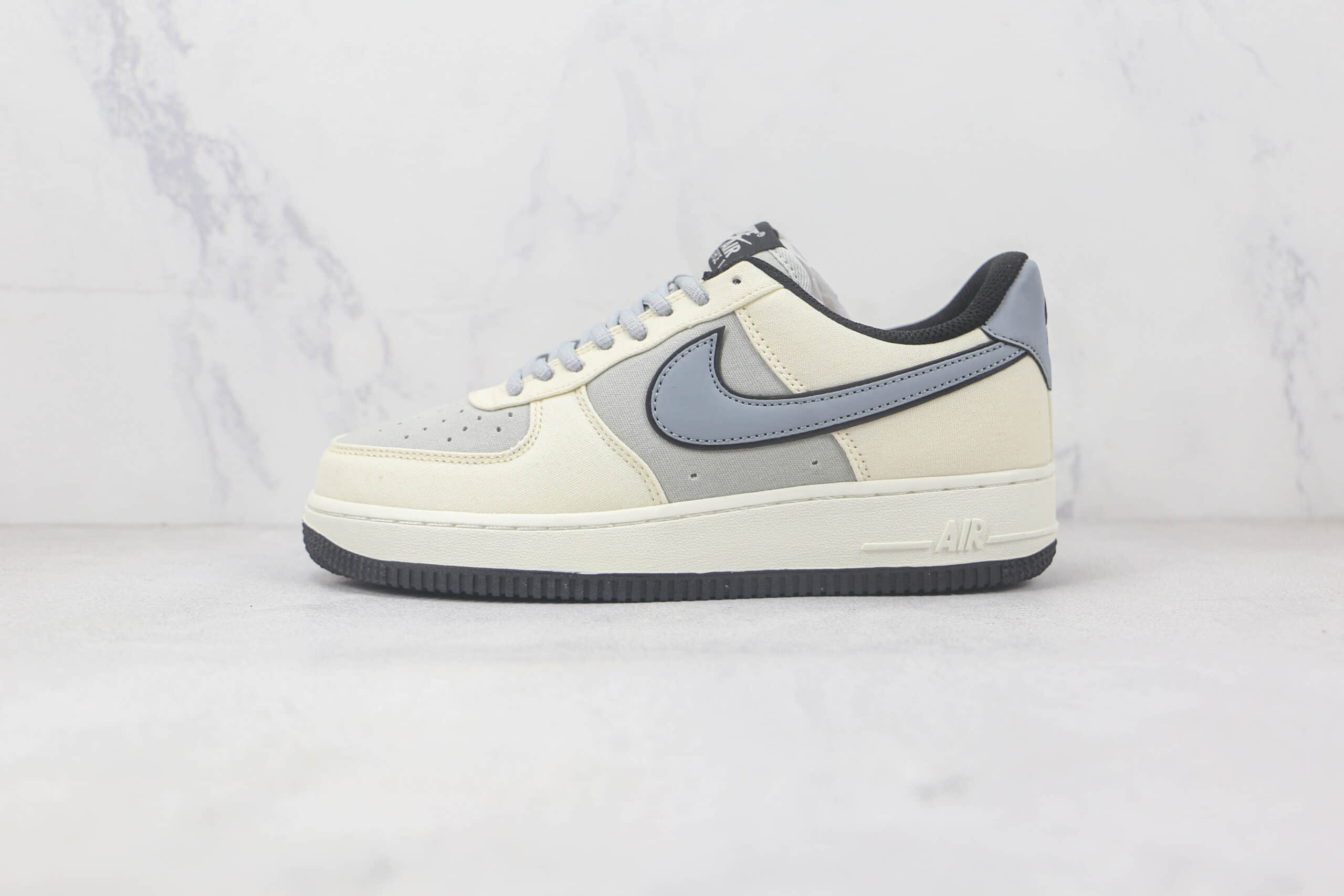 耐克Nike Air Force 1 Low 07莆田纯原复刻版本低帮空军一号浅烟灰色板鞋内置气垫原盒原标 货号:DG2296-020