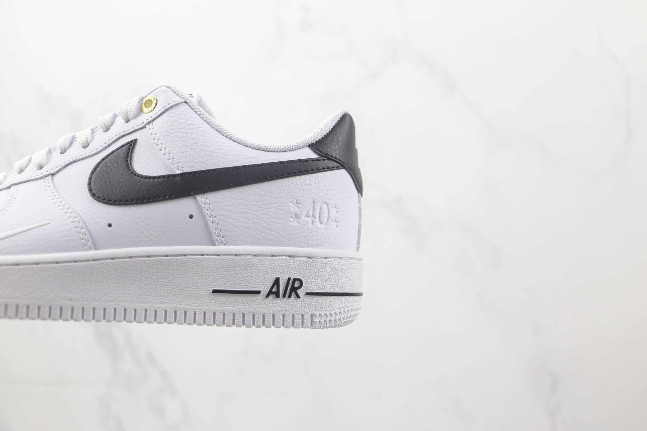 耐克Nike Air Force 1 Low 07莆田纯原复刻版本低帮空军一号黑银色板鞋内置气垫原盒原标 货号:DQ7658-100