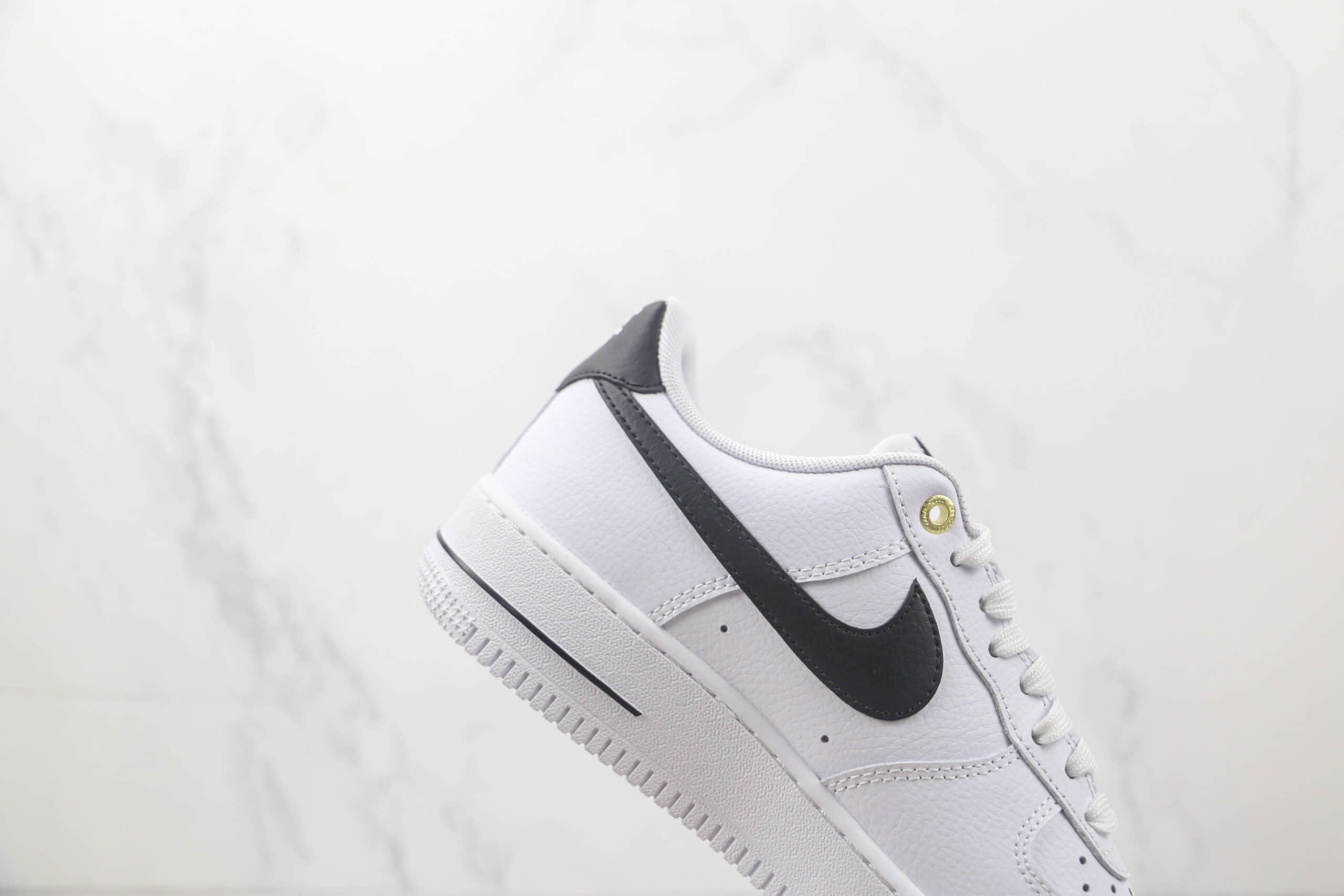 耐克Nike Air Force 1 Low 07莆田纯原复刻版本低帮空军一号黑银色板鞋内置气垫原盒原标 货号:DQ7658-100