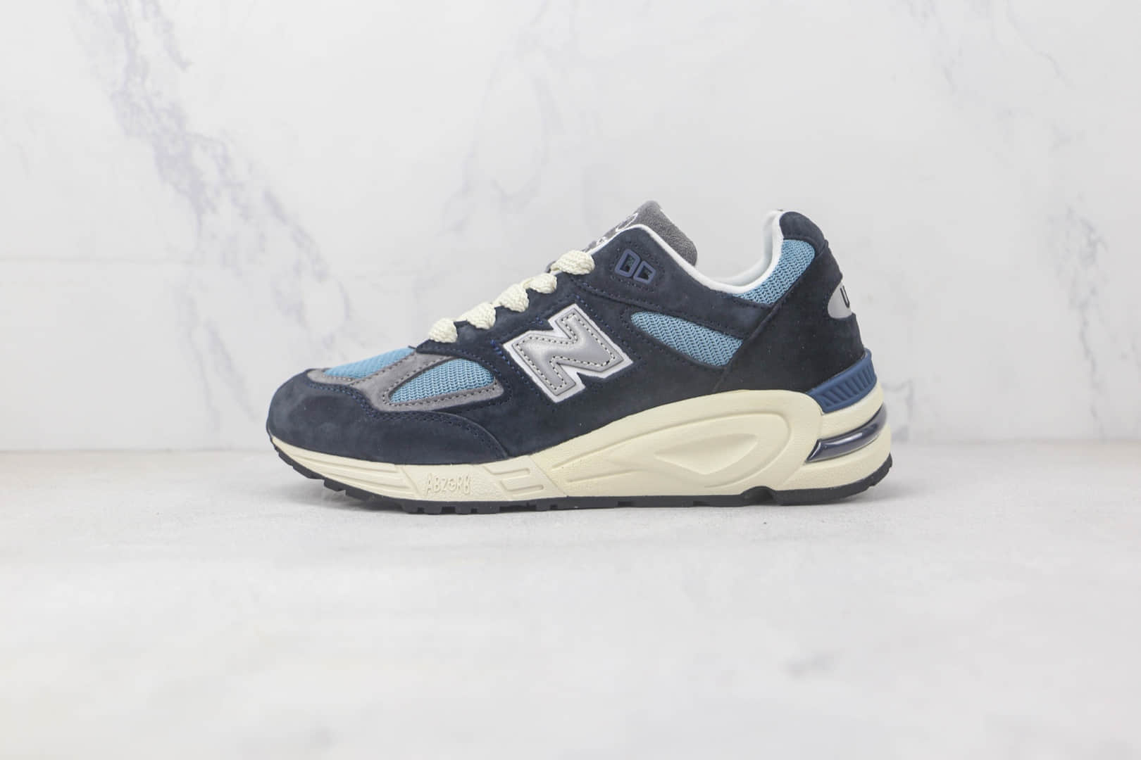 新百伦New Balance 990纯原版本复古NB990休闲慢跑鞋 新百伦NB990复古美产老爹鞋 货号:M990TB2