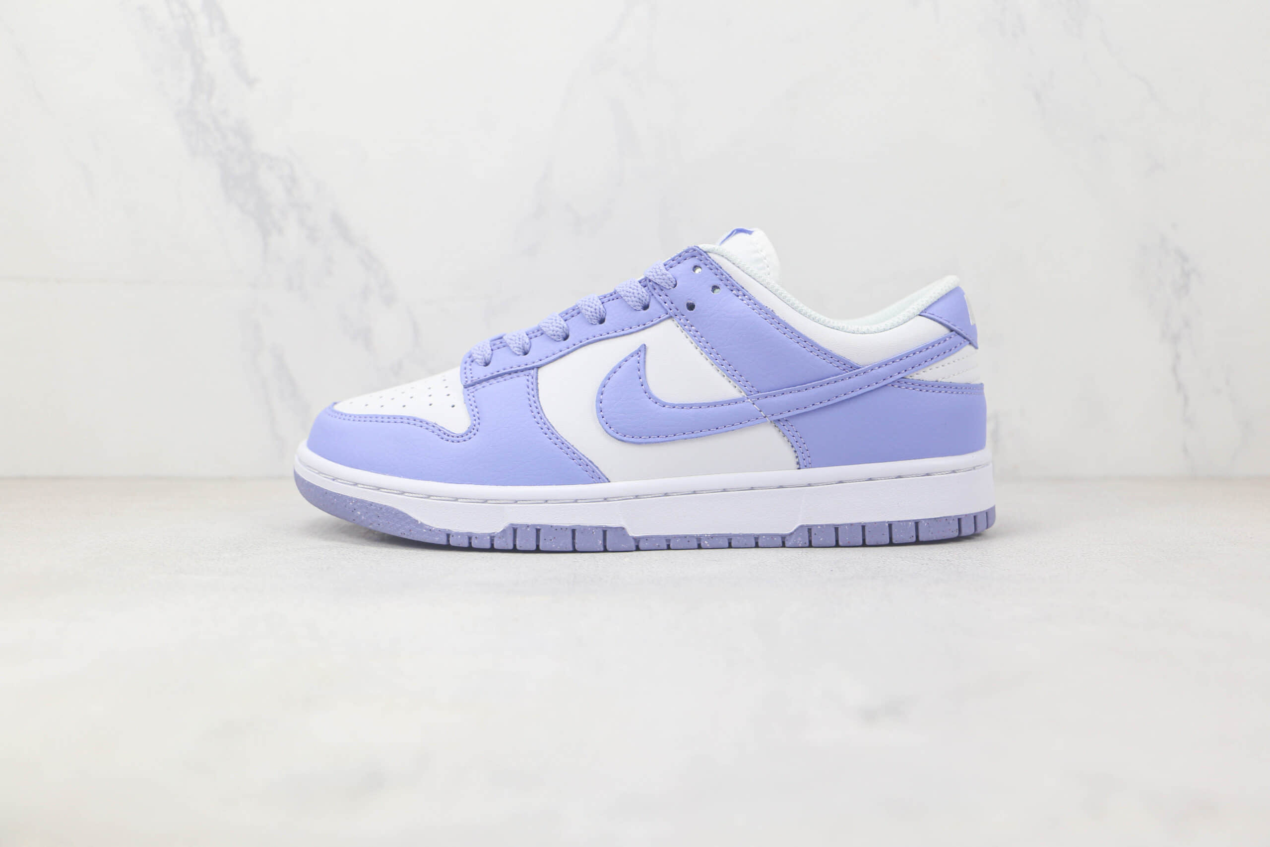 耐克Nike Dunk Low Next Nature Lilac纯原版本低帮DUNK紫丁香配色板鞋 莆田DUNK货源 货号：DN1431-103