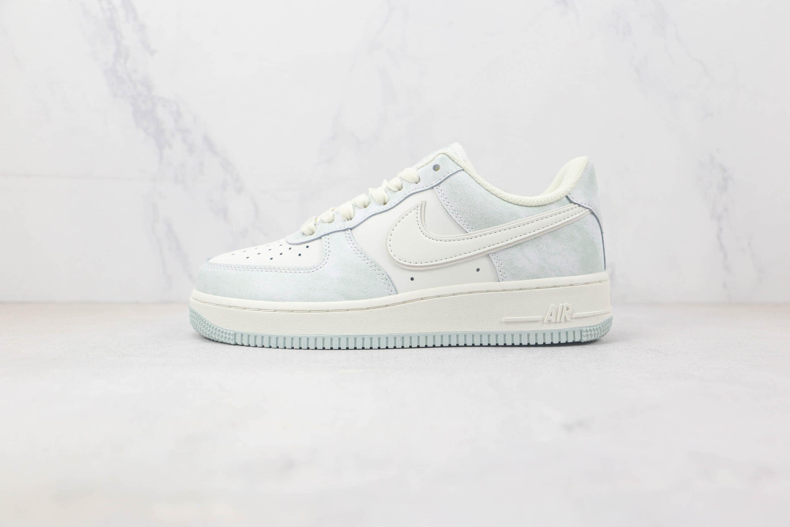 耐克Nike Air Force 1 Low 07纯原版本低帮空军一号灰白拼接板鞋 耐克空军一号工厂 货号：KP6936-898