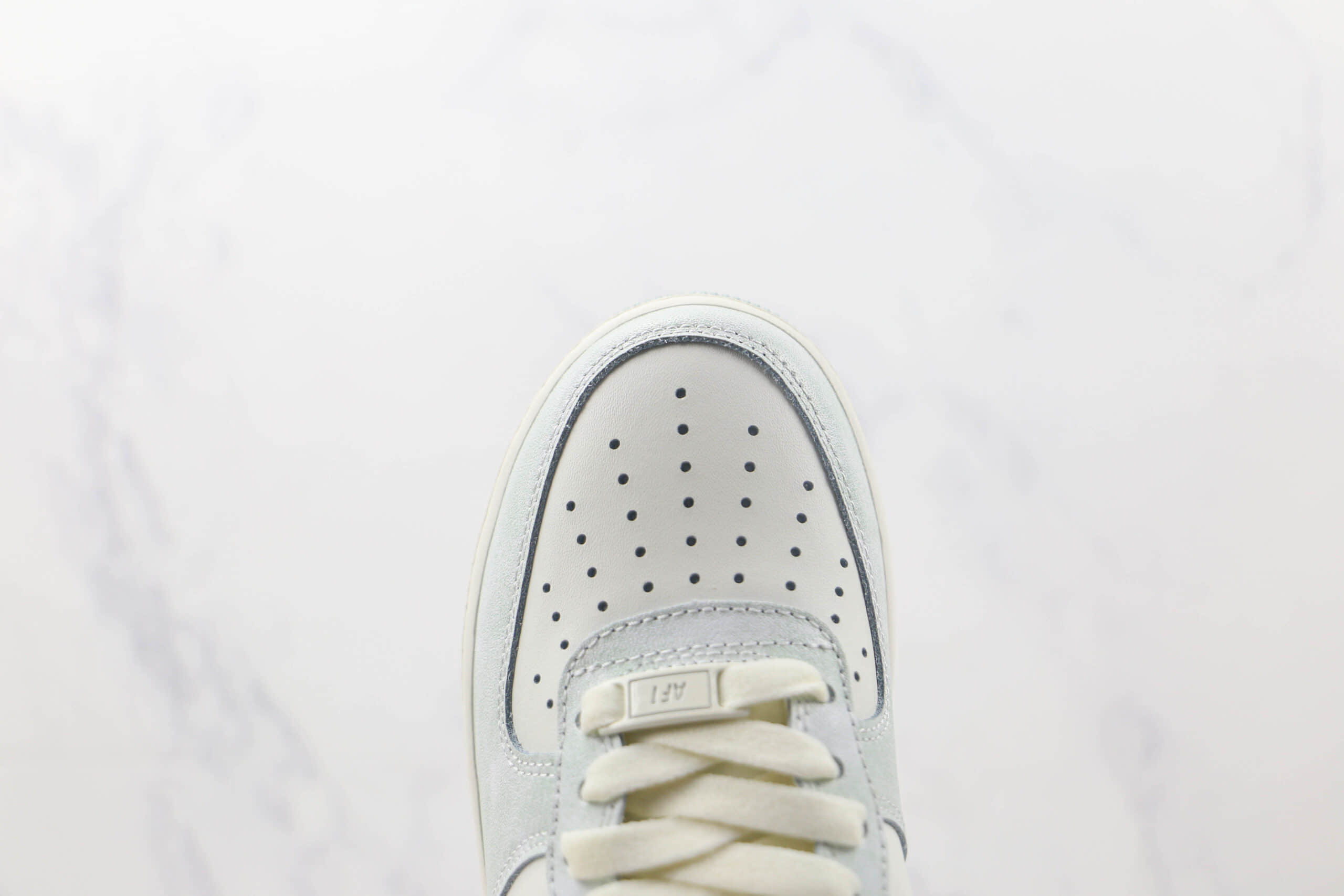 耐克Nike Air Force 1 Low 07纯原版本低帮空军一号灰白拼接板鞋 耐克空军一号工厂 货号：KP6936-898