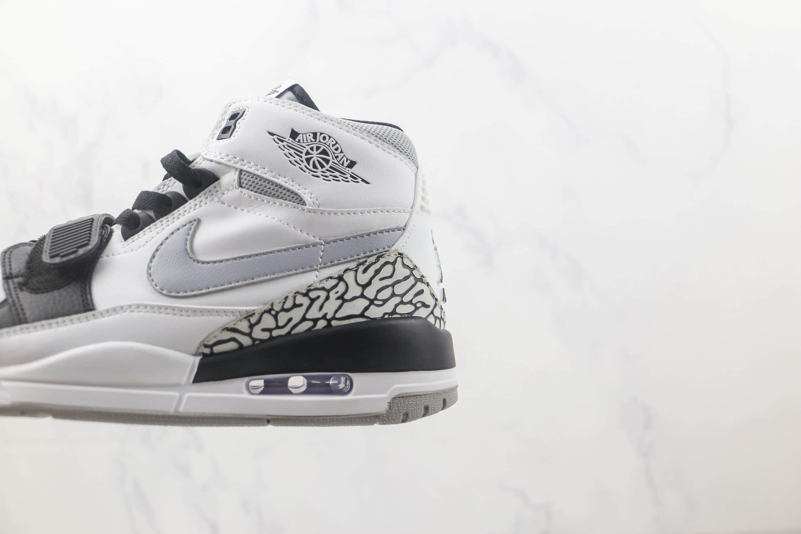 乔丹Air Jordan Legacy 312纯原版本高帮AJ312白黑灰色篮球鞋 乔丹高帮AJ312杂交鞋 货号:AV3922-201