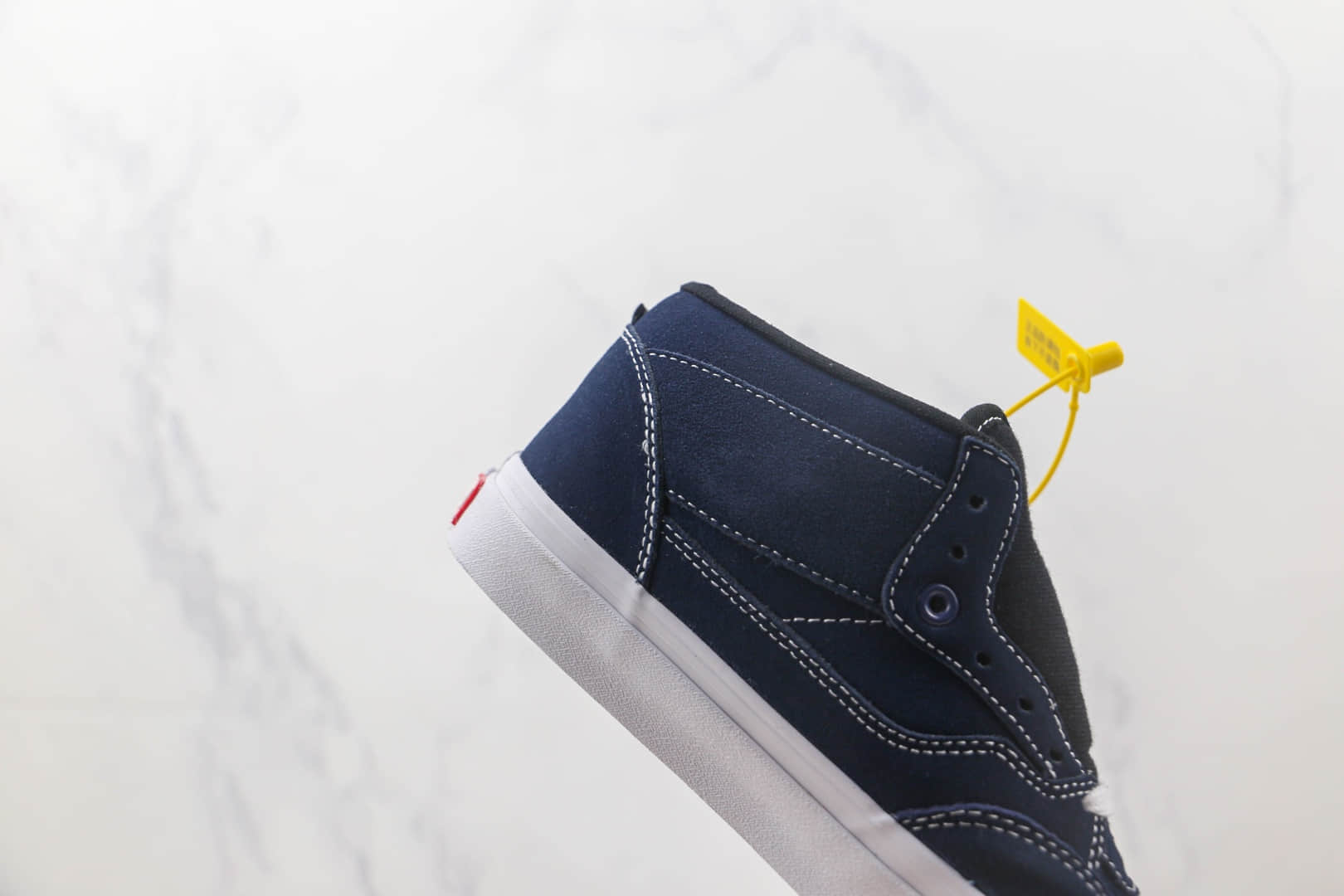 万斯Vans Skate HalfCab92纯原版本中帮蓝色猪绒硫化板鞋 万斯HalfCab30周年款