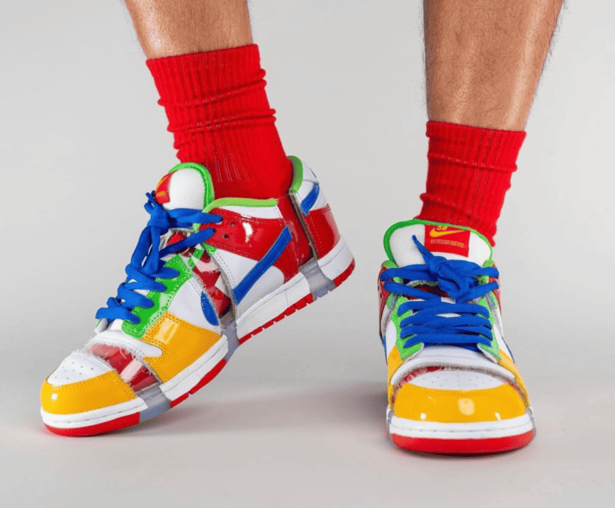 天价神鞋回归！但是被切开了...全新eBay x Nike SB Dunk上脚实物曝光！ 货号：FD8777-100