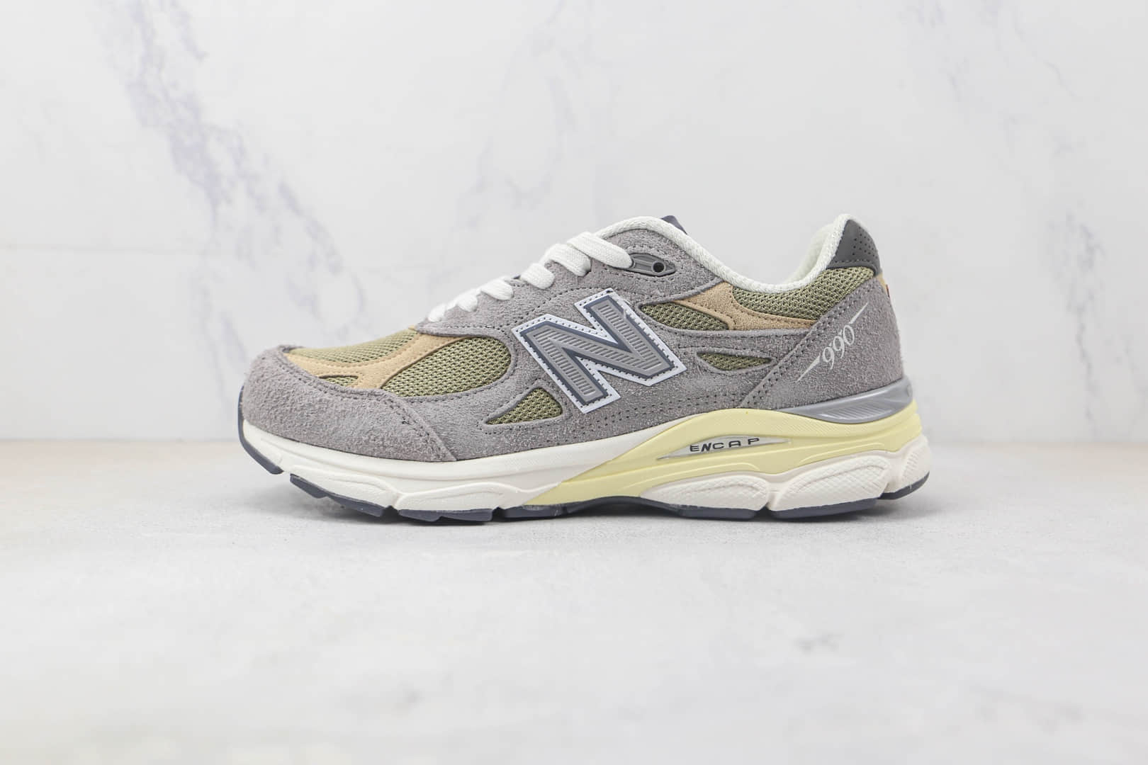 新百伦New Balance 990纯原版本NB990v3复古老爹鞋 新百伦NB990慢跑鞋 货号：M990TG3