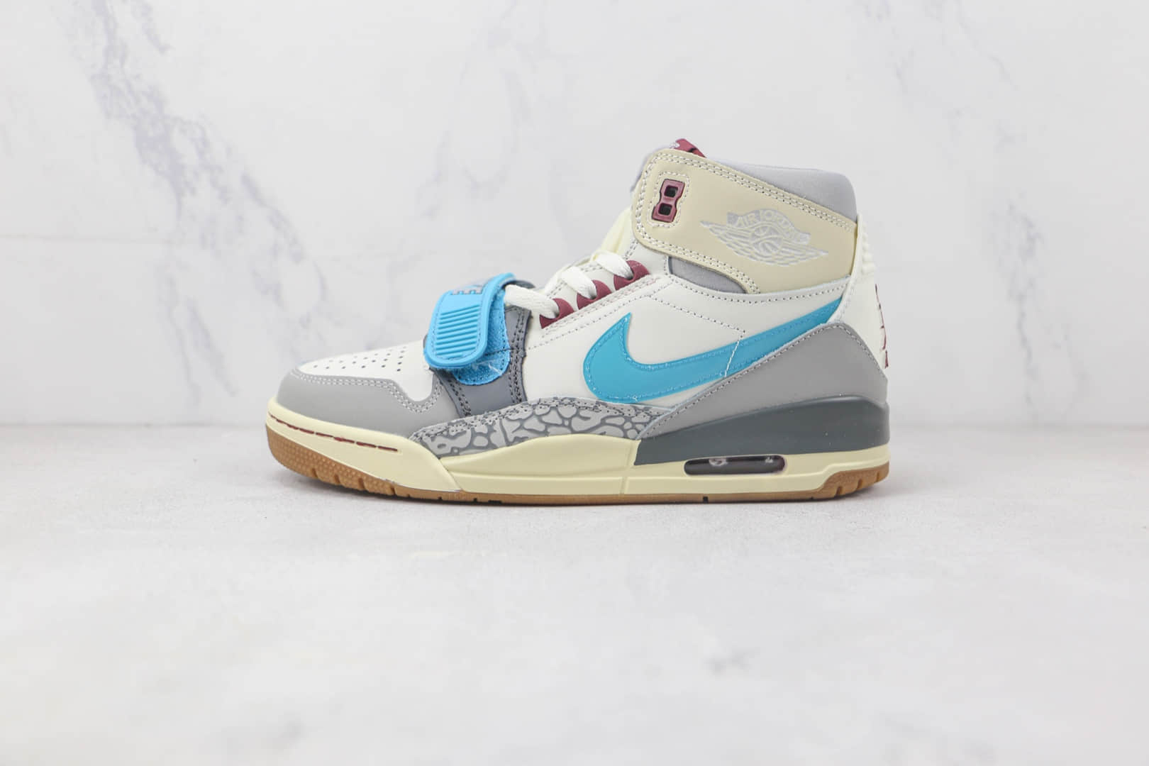 乔丹Air Jordan Legacy 312 high纯原版本高帮AJ312灰蓝色篮球鞋 莆田aj系列货源 货号:FB1875-141