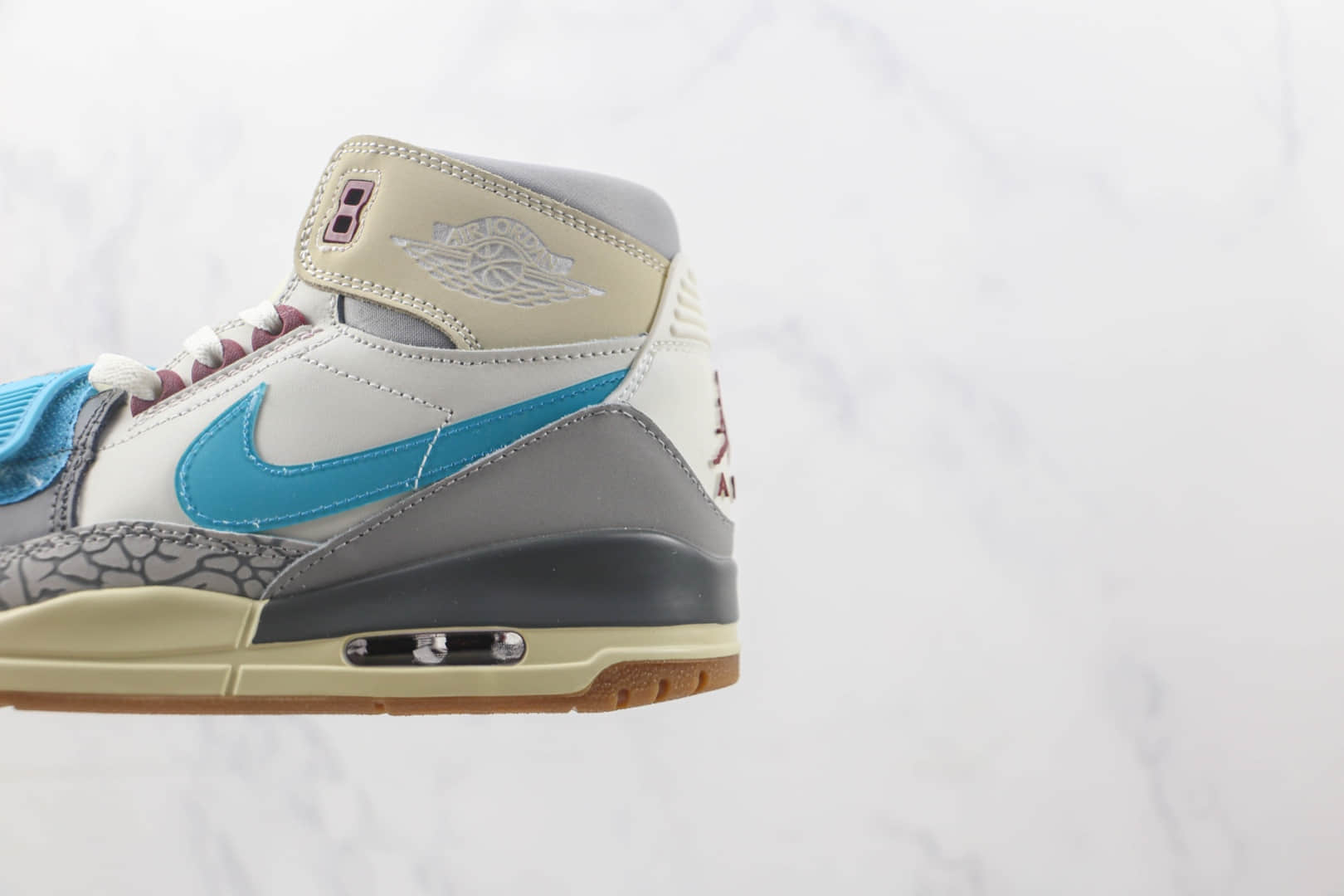 乔丹Air Jordan Legacy 312 high纯原版本高帮AJ312灰蓝色篮球鞋 莆田aj系列货源 货号:FB1875-141