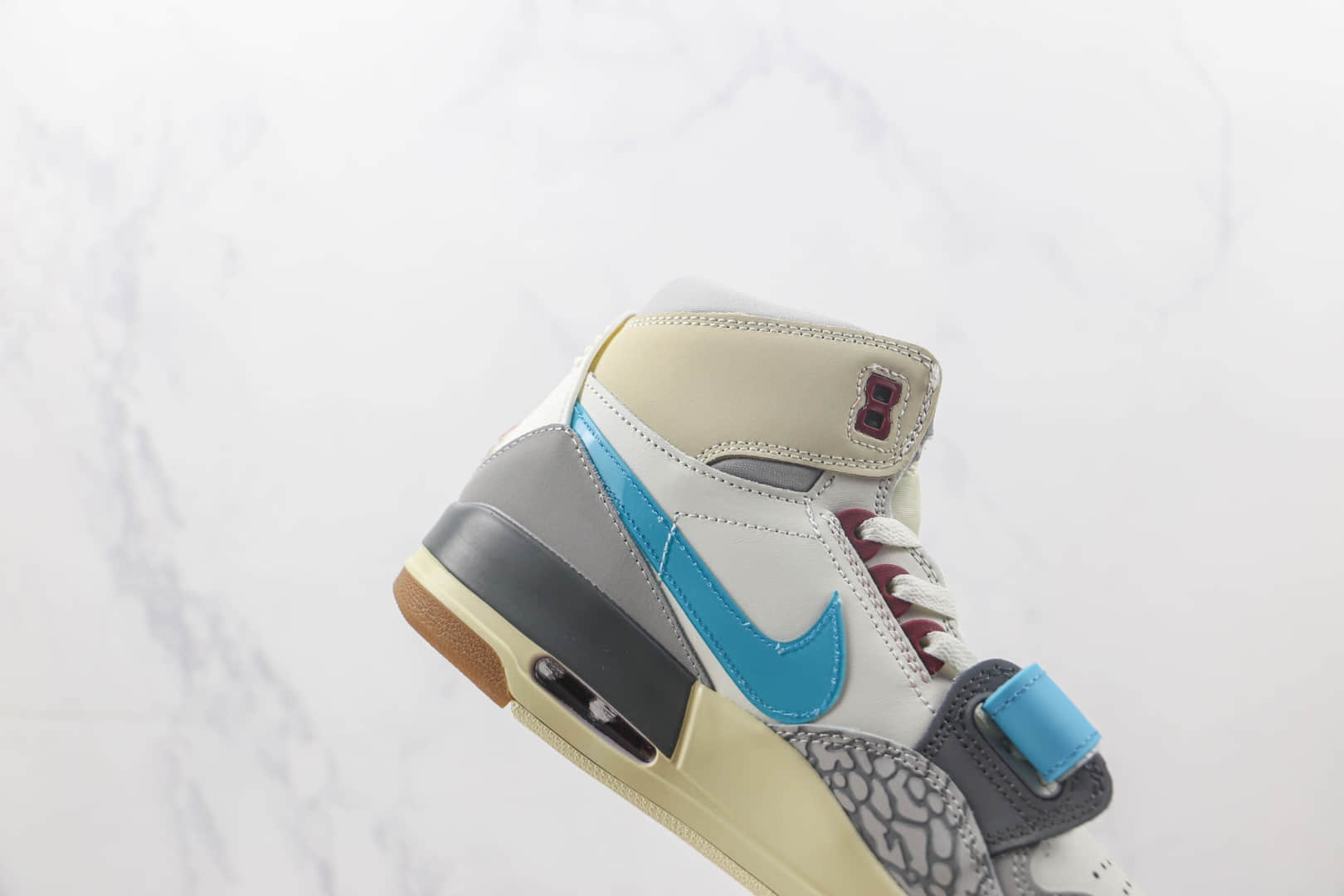 乔丹Air Jordan Legacy 312 high纯原版本高帮AJ312灰蓝色篮球鞋 莆田aj系列货源 货号:FB1875-141