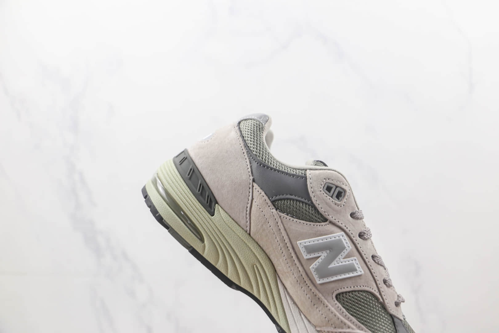 新百伦New Balance Made in USA M991纯原版本美产血统NB991元组灰银白色复古老爹鞋 新百伦NB慢跑鞋 货号:M991GL