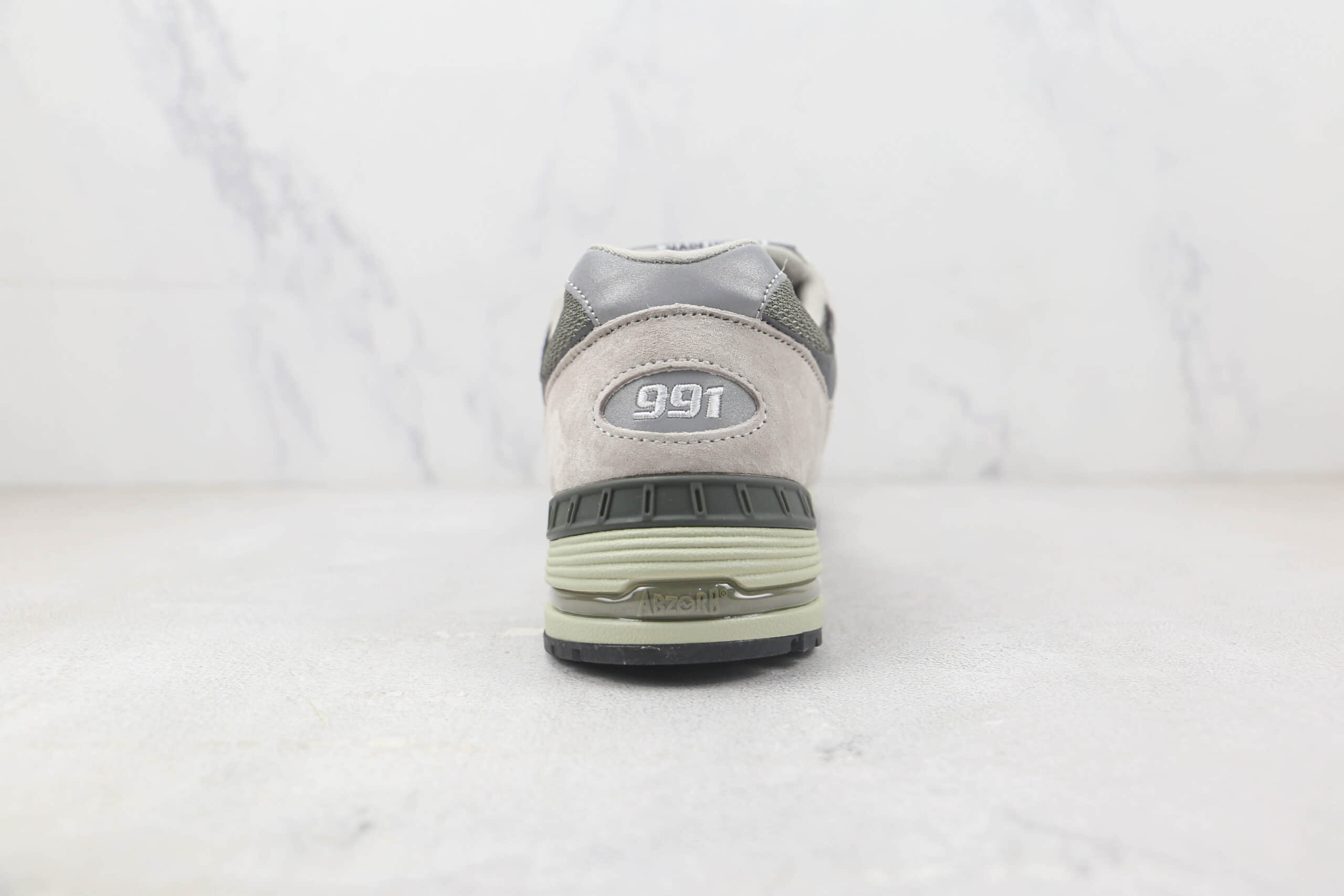 新百伦New Balance Made in USA M991纯原版本美产血统NB991元组灰银白色复古老爹鞋 新百伦NB慢跑鞋 货号:M991GL