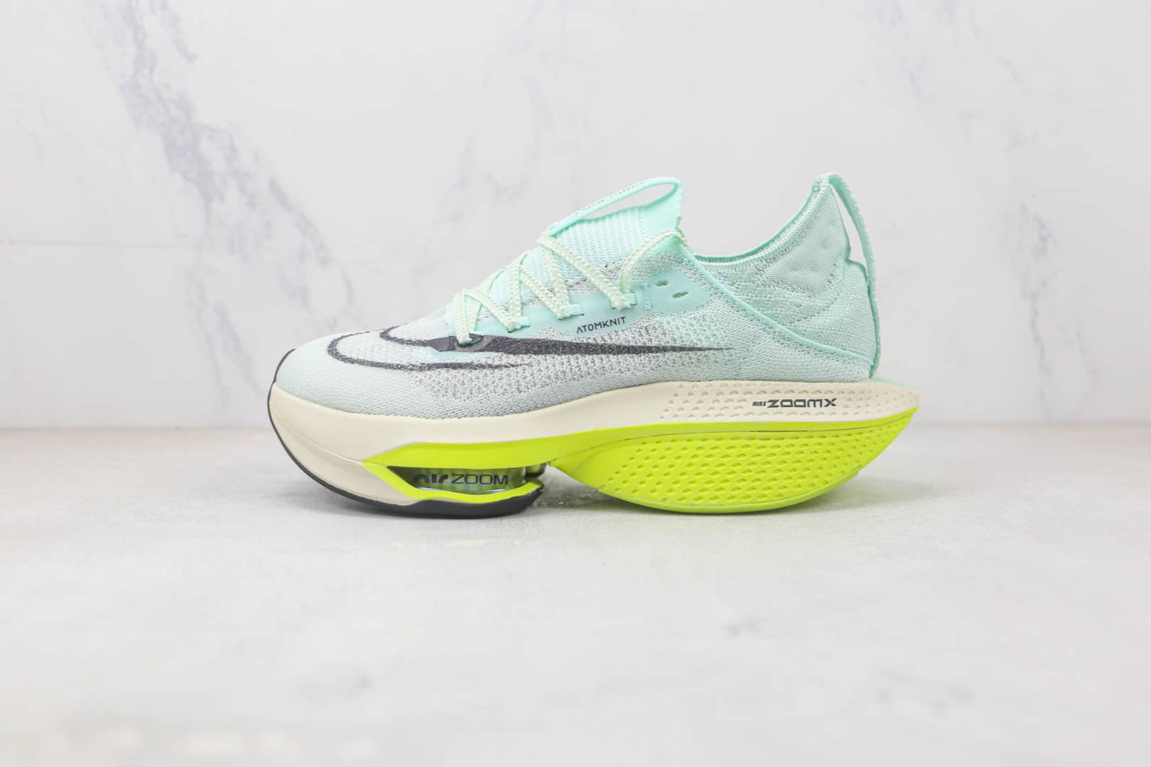 耐克Nike Air Zoom Alphafly NEXT%2 Proto纯原版本马拉松NEXT%系列跑鞋 耐克NEXT公路竞速薄荷绿跑鞋 货号：DV9422-300
