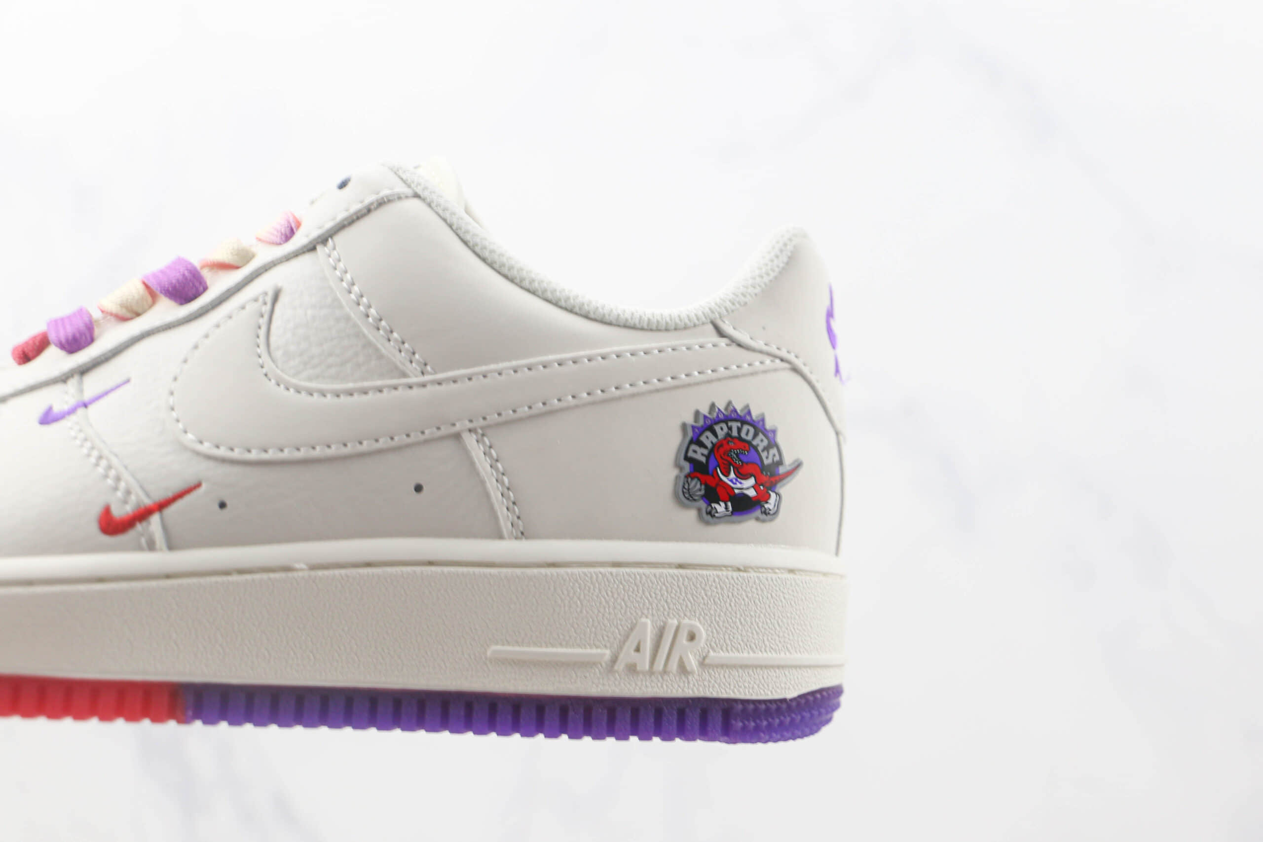 耐克Nike Air Force 1 Low 07纯原版本低帮空军一号猛龙队红紫双钩渐变配色板鞋 耐克空军一号工厂 货号:KK6325-015